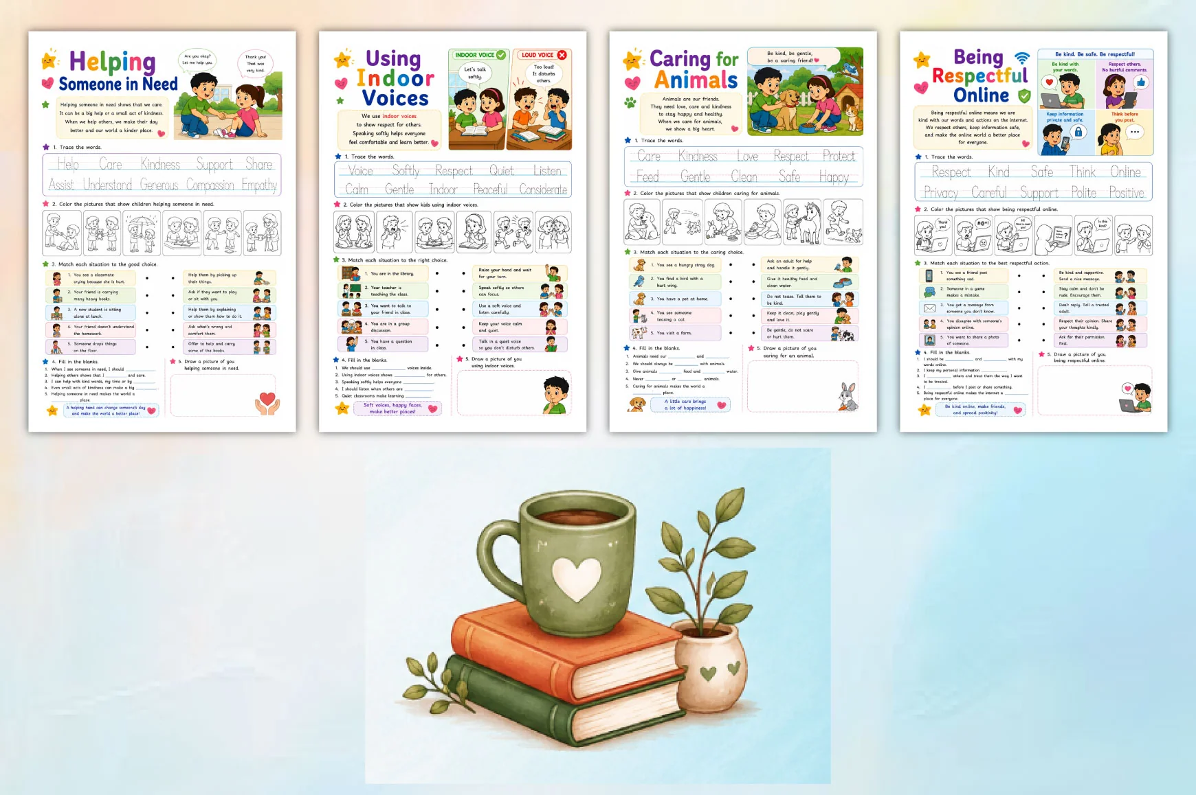Kind Manners Activity For Kids Book - Image 4