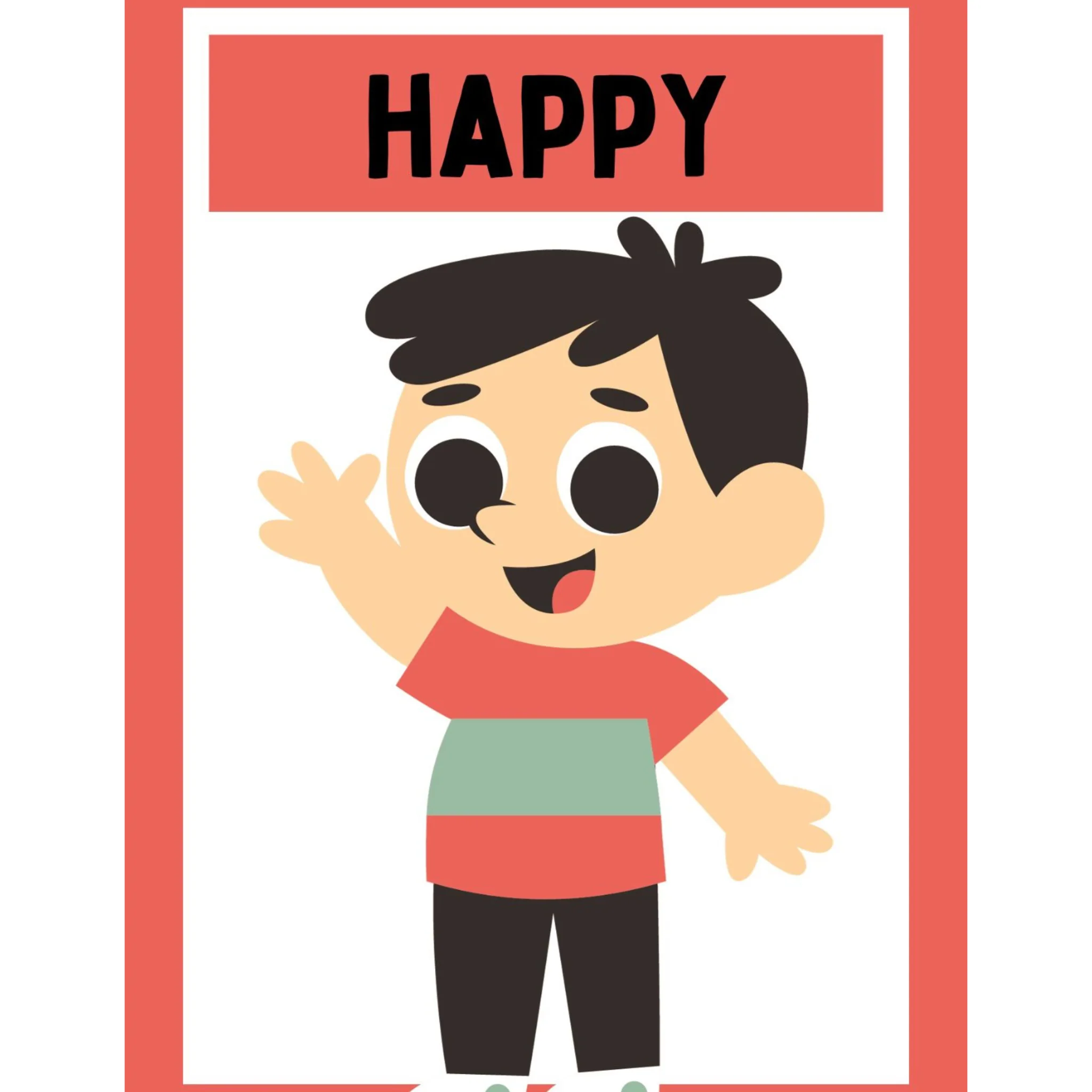 Kindergarten Emotion Flashcards - Image 2