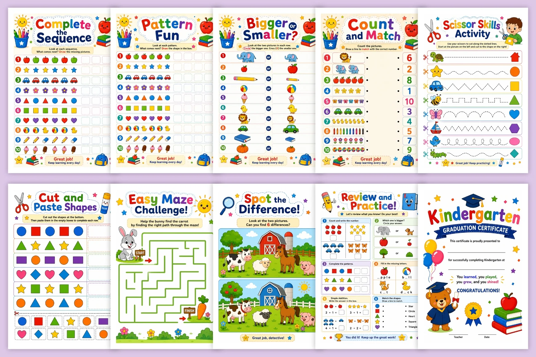 Kindergarten Readiness Workbook - Image 3