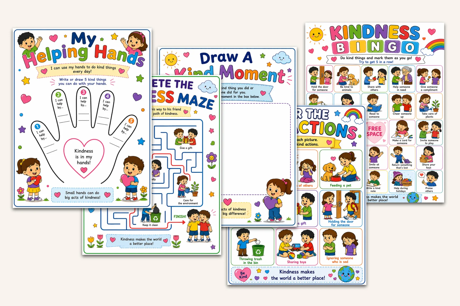 Kindness For Kids Workbook - Image 3
