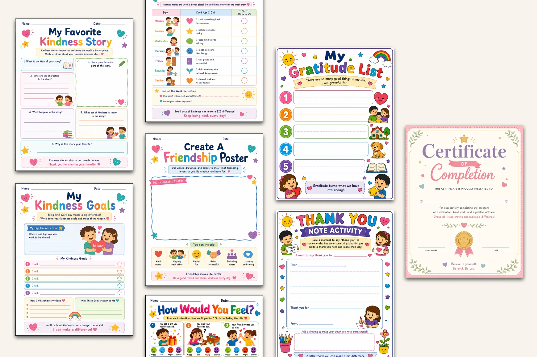 Kindness For Kids Workbook - Image 4