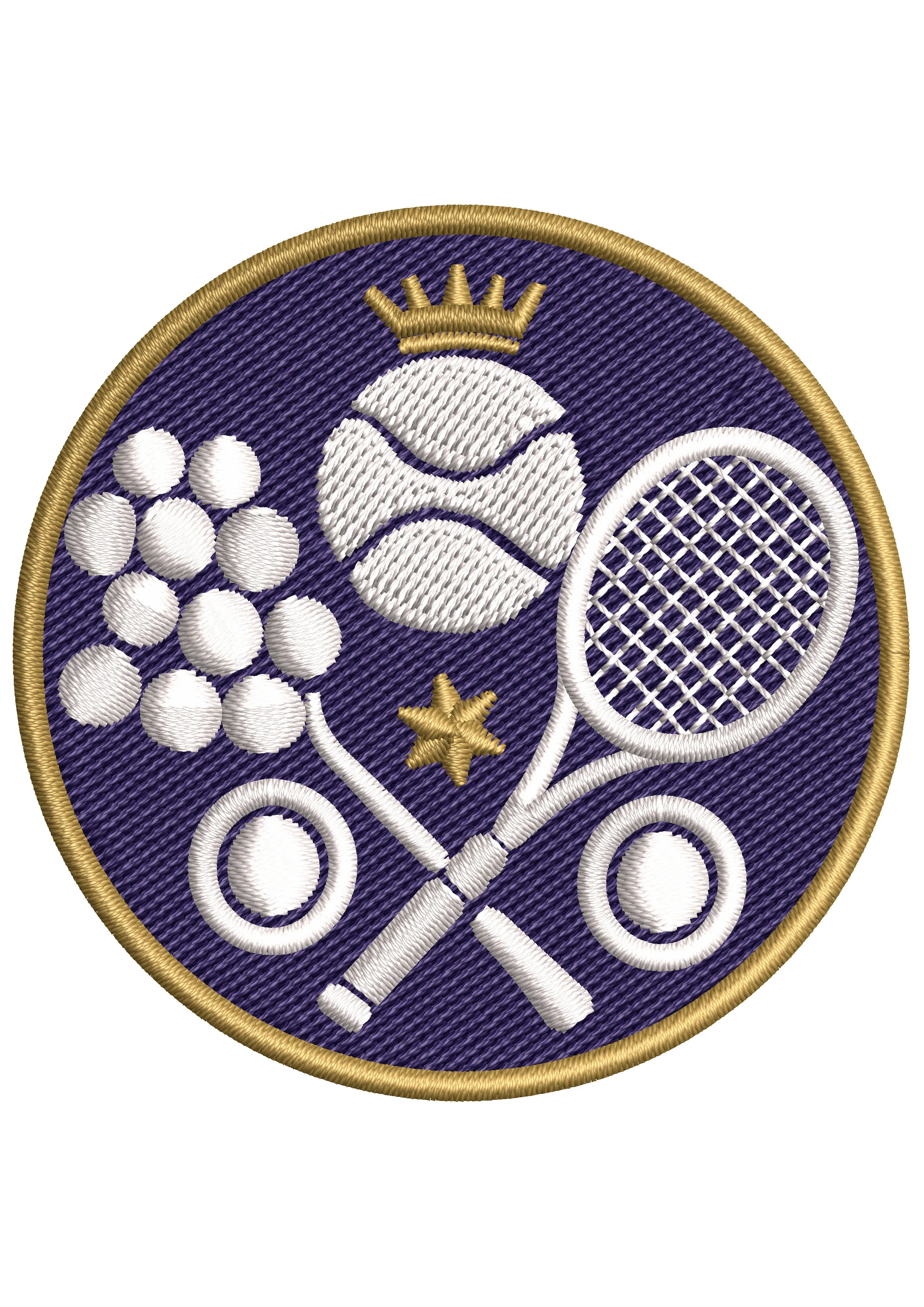King Ball Embroidery Design
