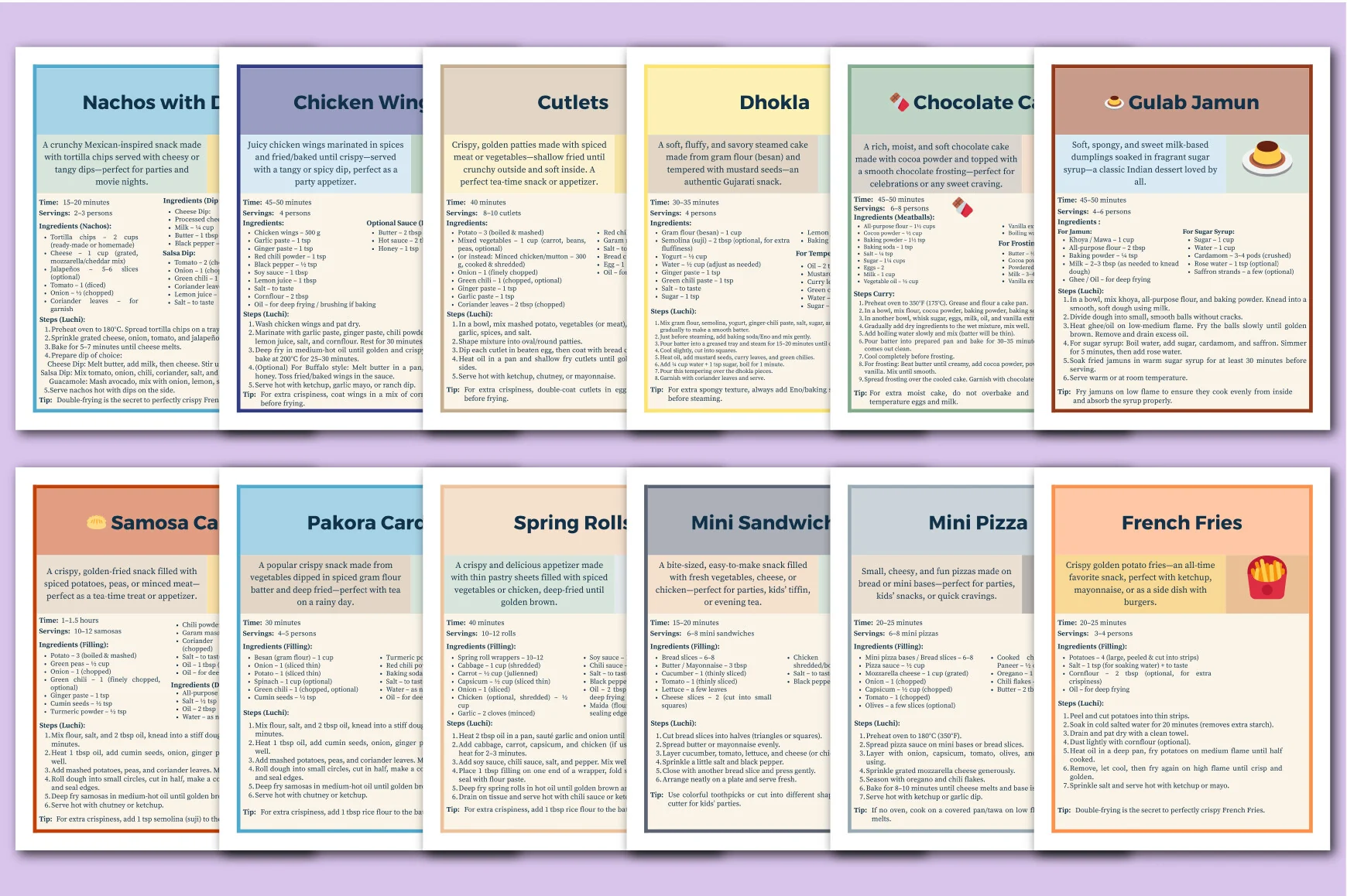 Kitchen Recipe Cards - Image 3