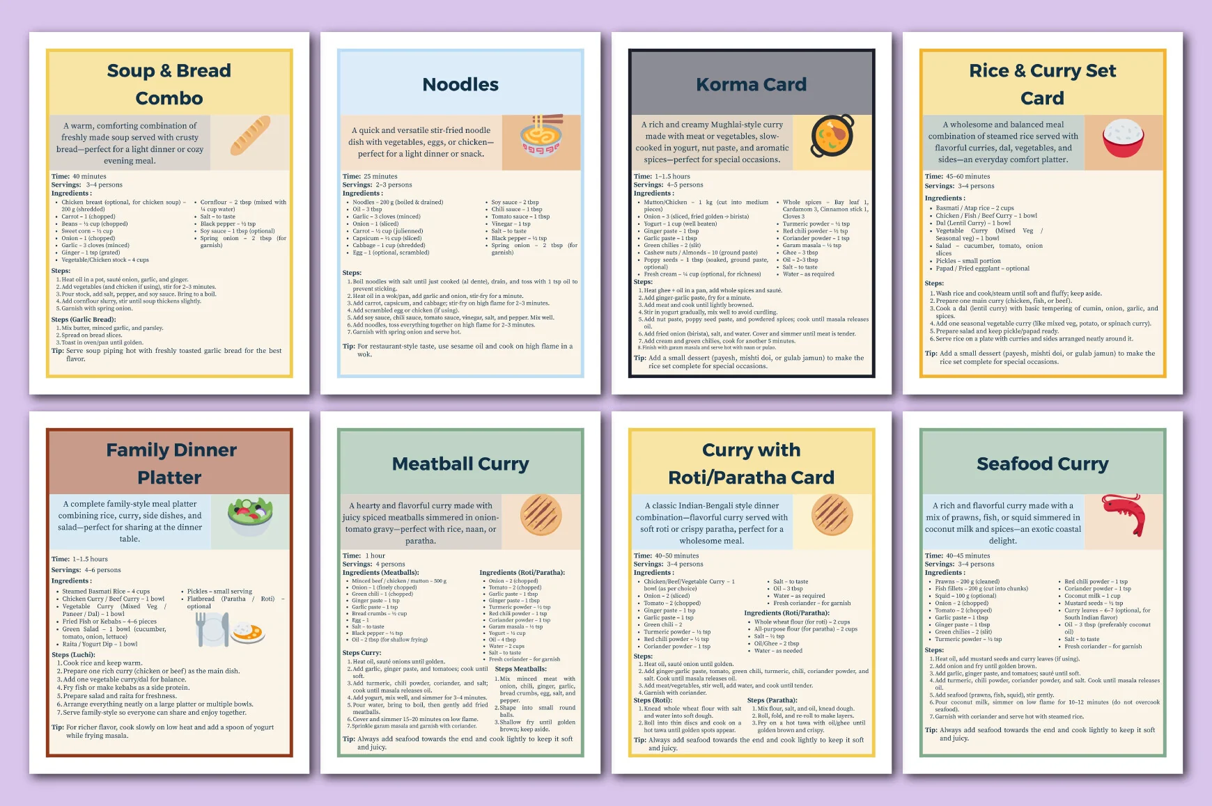 Kitchen Recipe Cards - Image 5