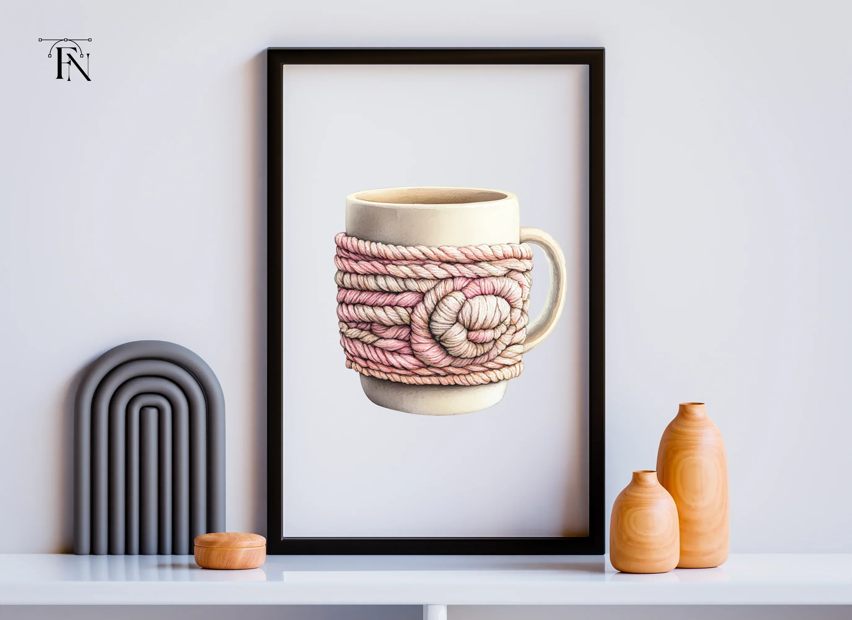Knitted Cozy Clipart Bundle - Image 2