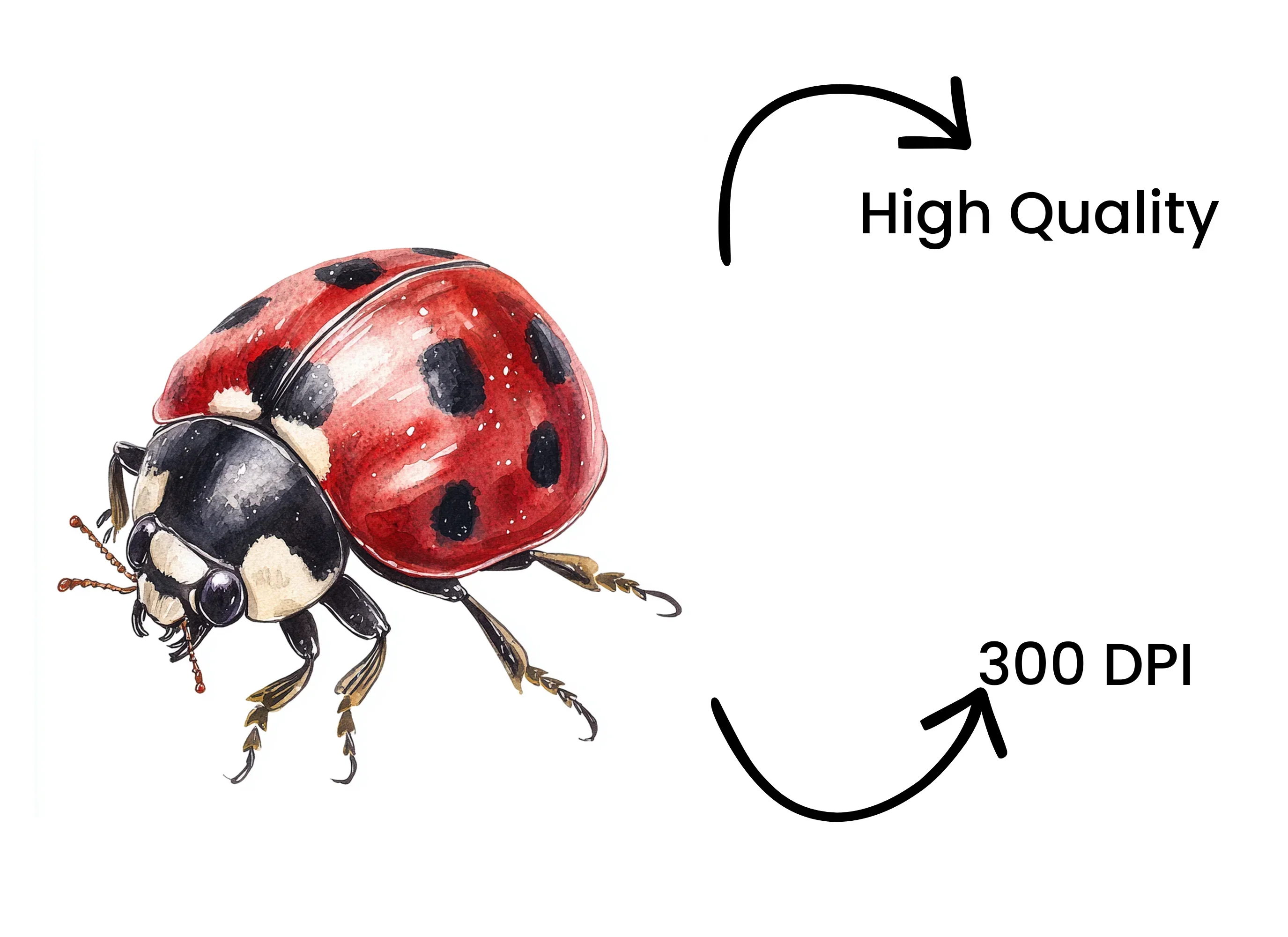 Ladybug Clipart Bundle - Image 4