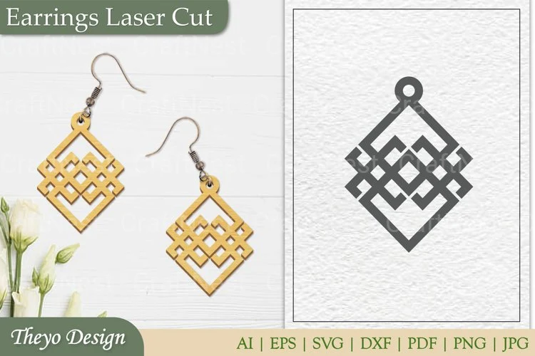 Laser Cut Earrings SVG Bundle