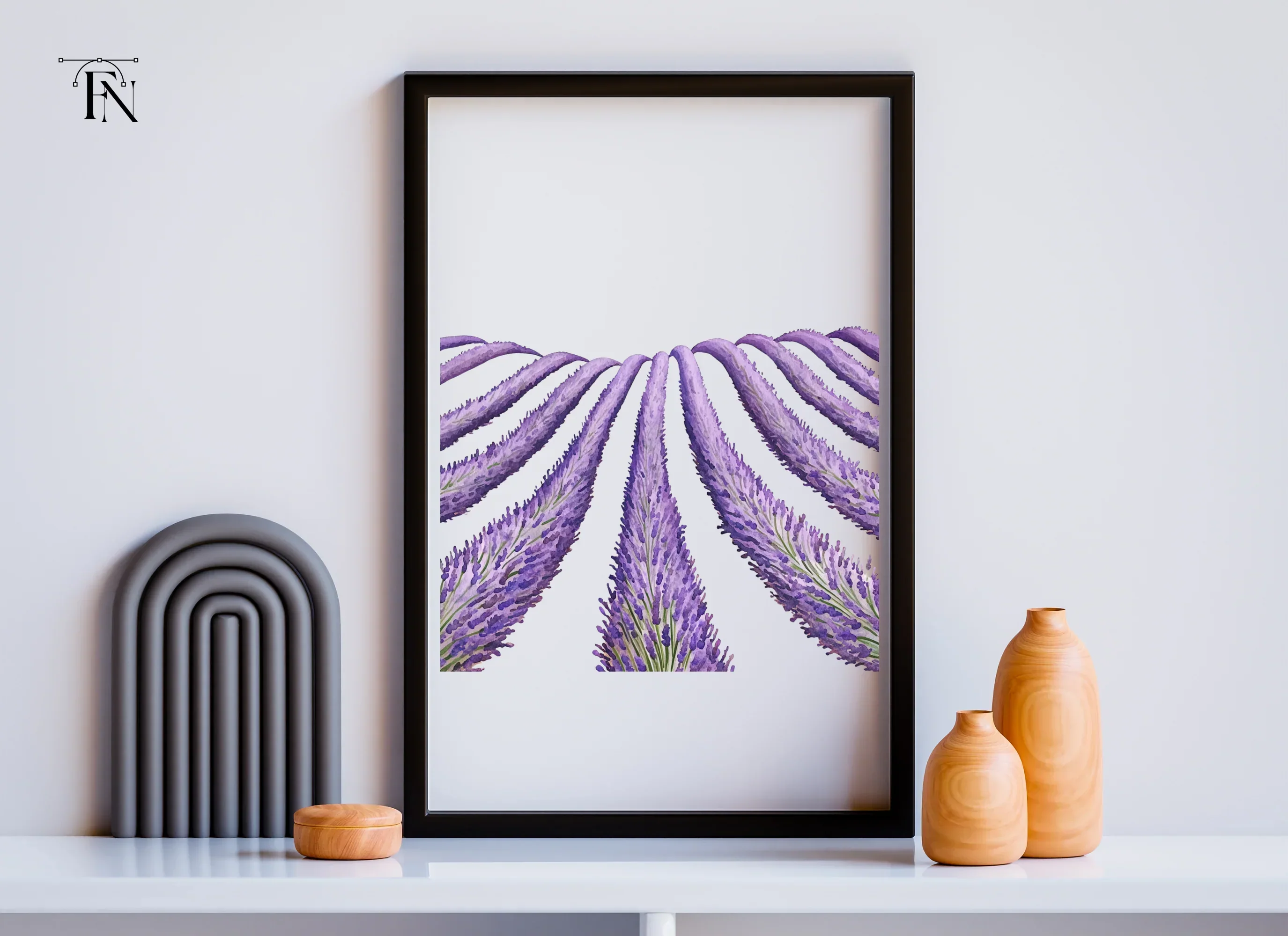 Lavender Field Clipart Bundle - Image 2