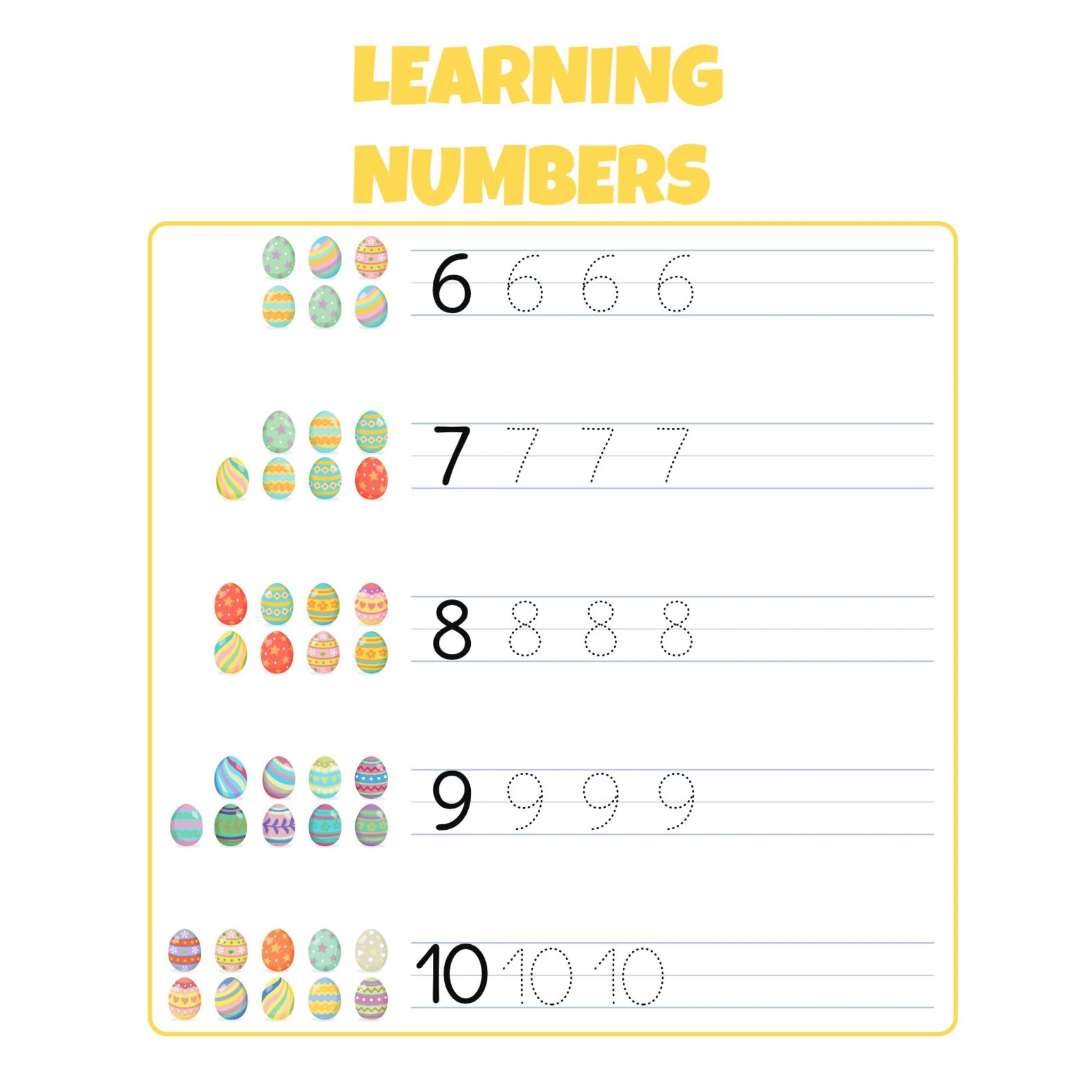 Learning Numbers Counting Activity Workbook - Image 2