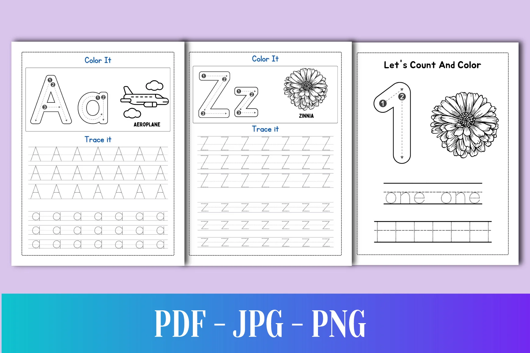 Learning to Trace Activity Planner for Kids - Image 2