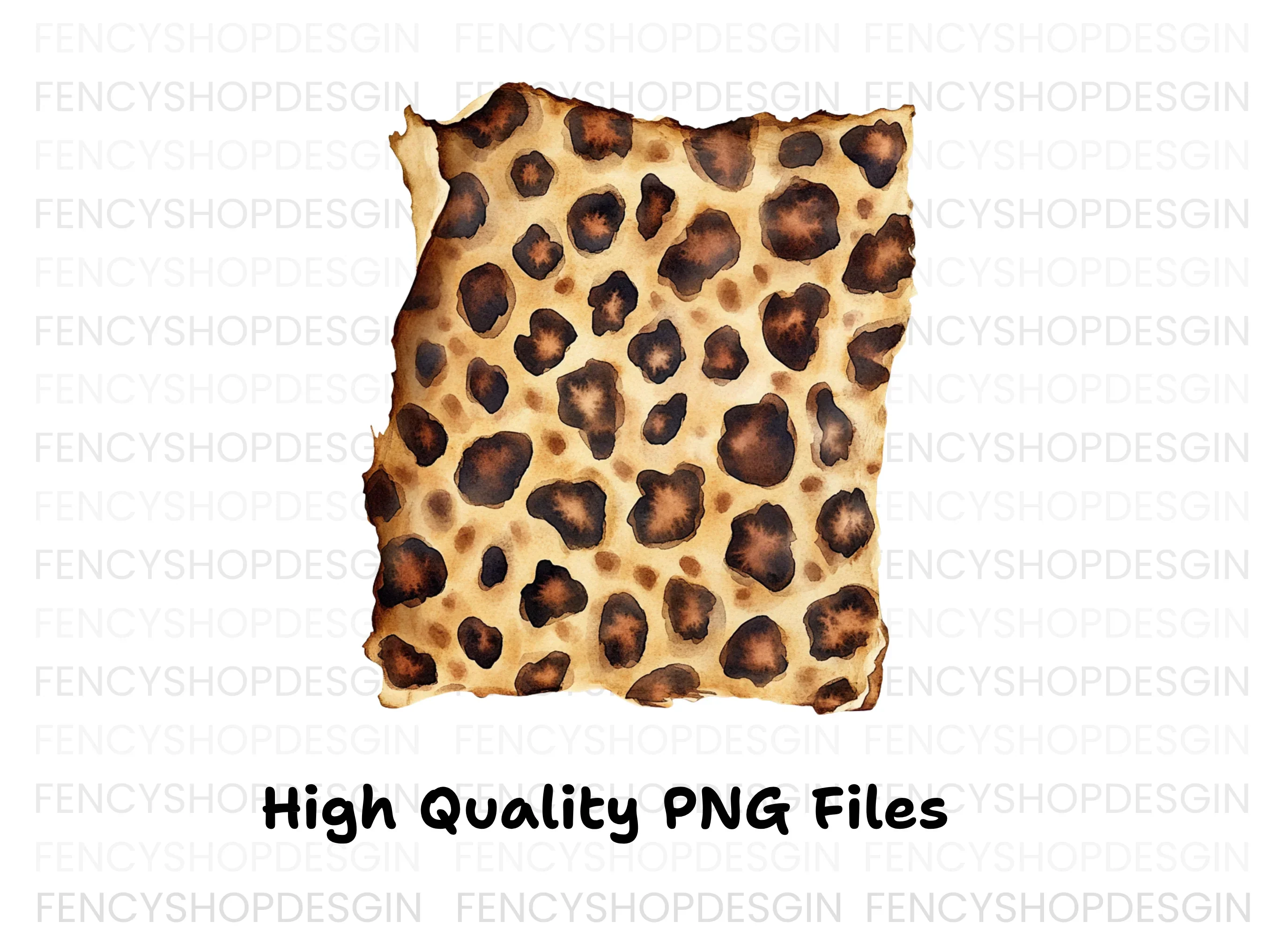 Leopard Texture Clipart Bundle - Image 3