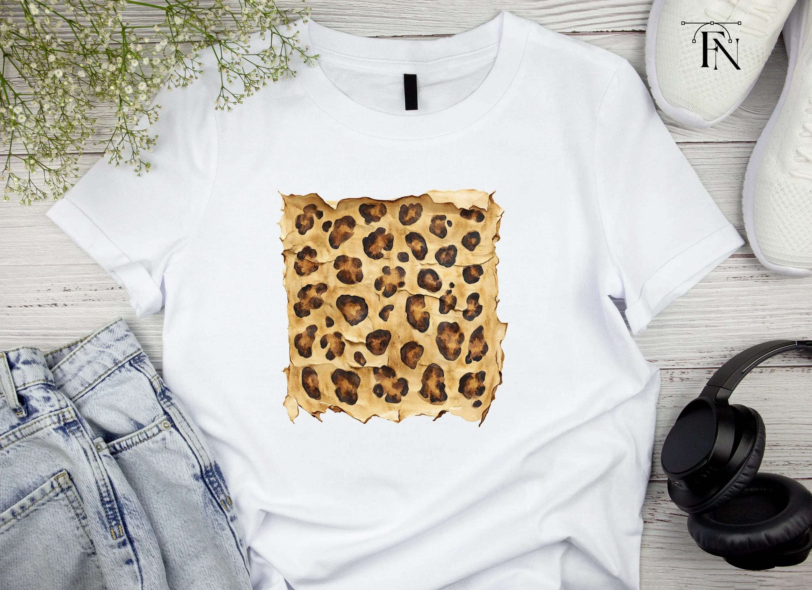 Leopard Texture Clipart Bundle - Image 4