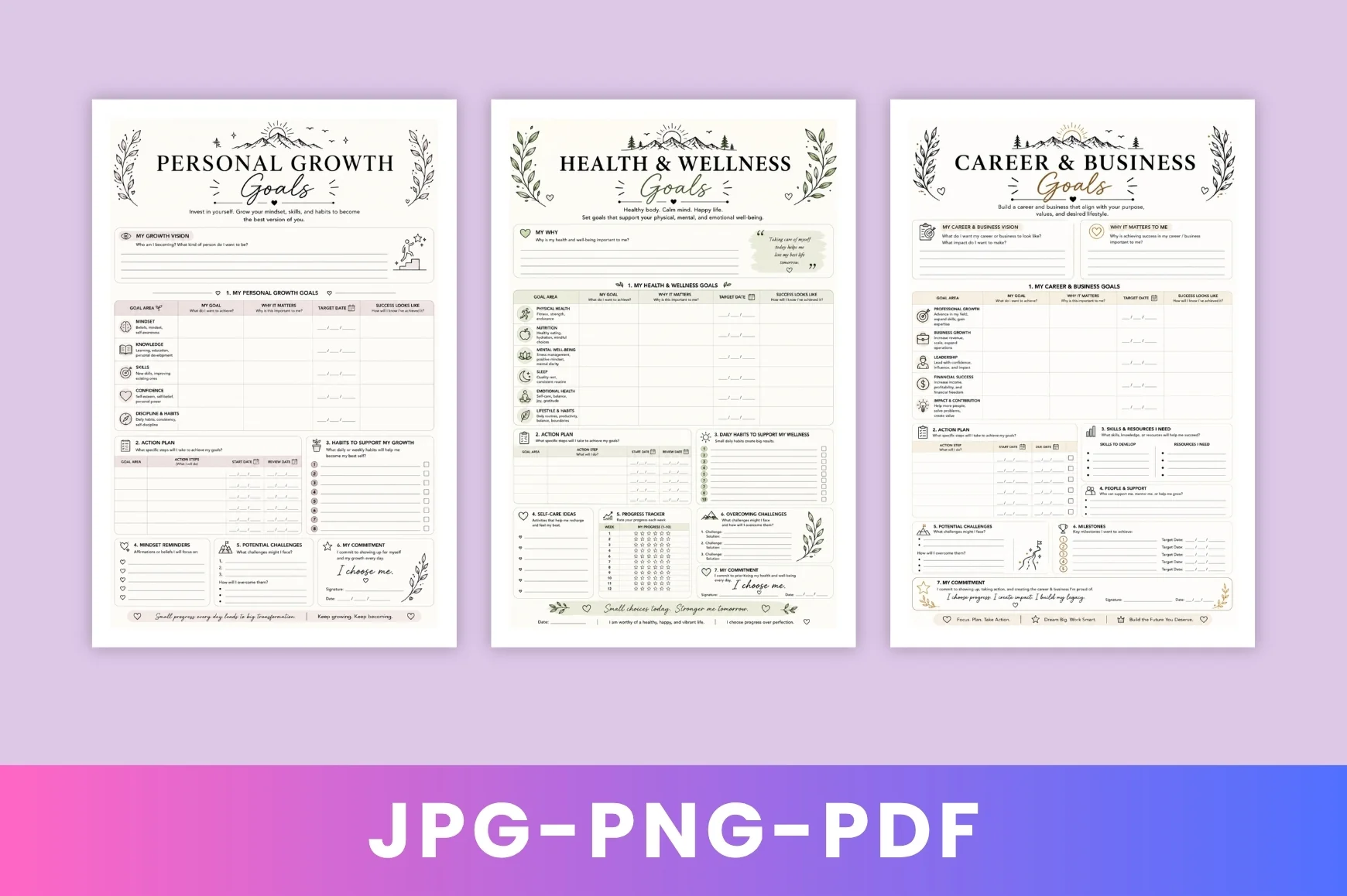 Life Vision Goal Setting Workbook - Image 2