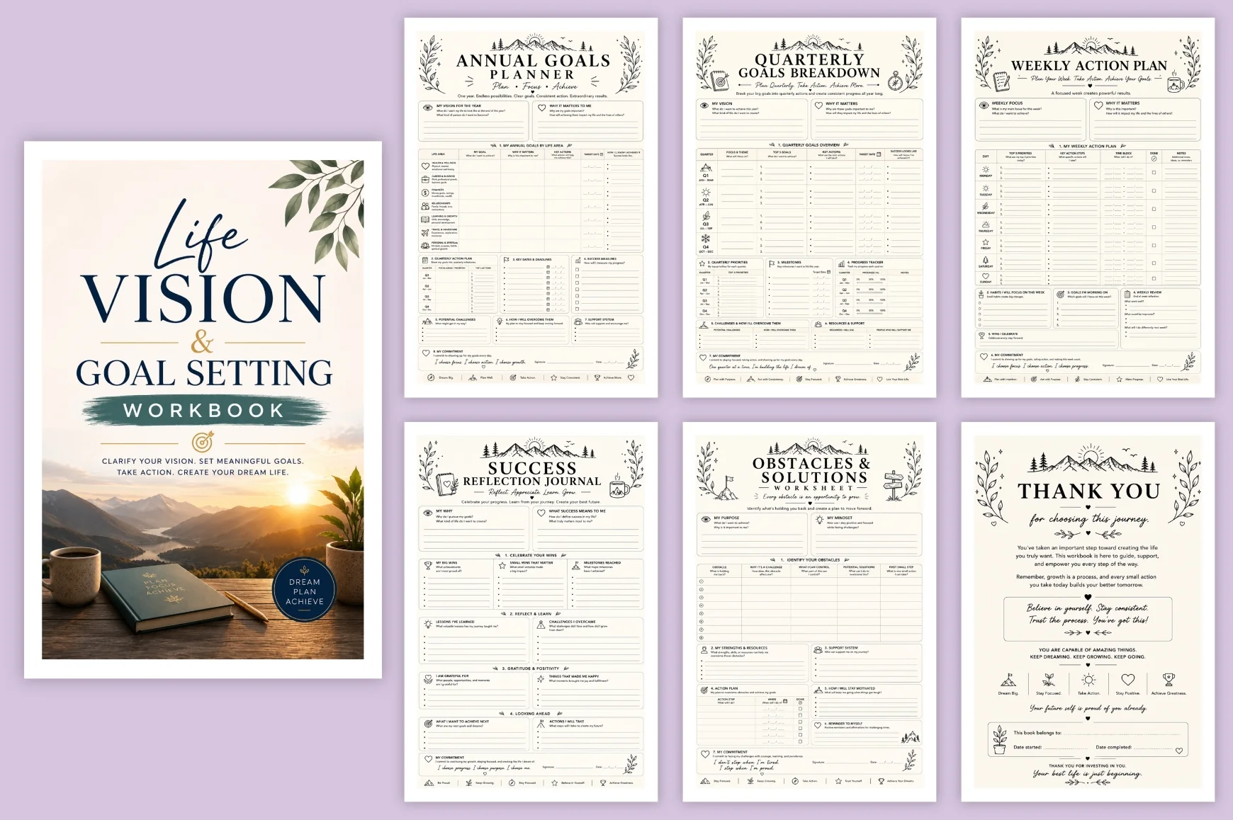Life Vision Goal Setting Workbook - Image 5