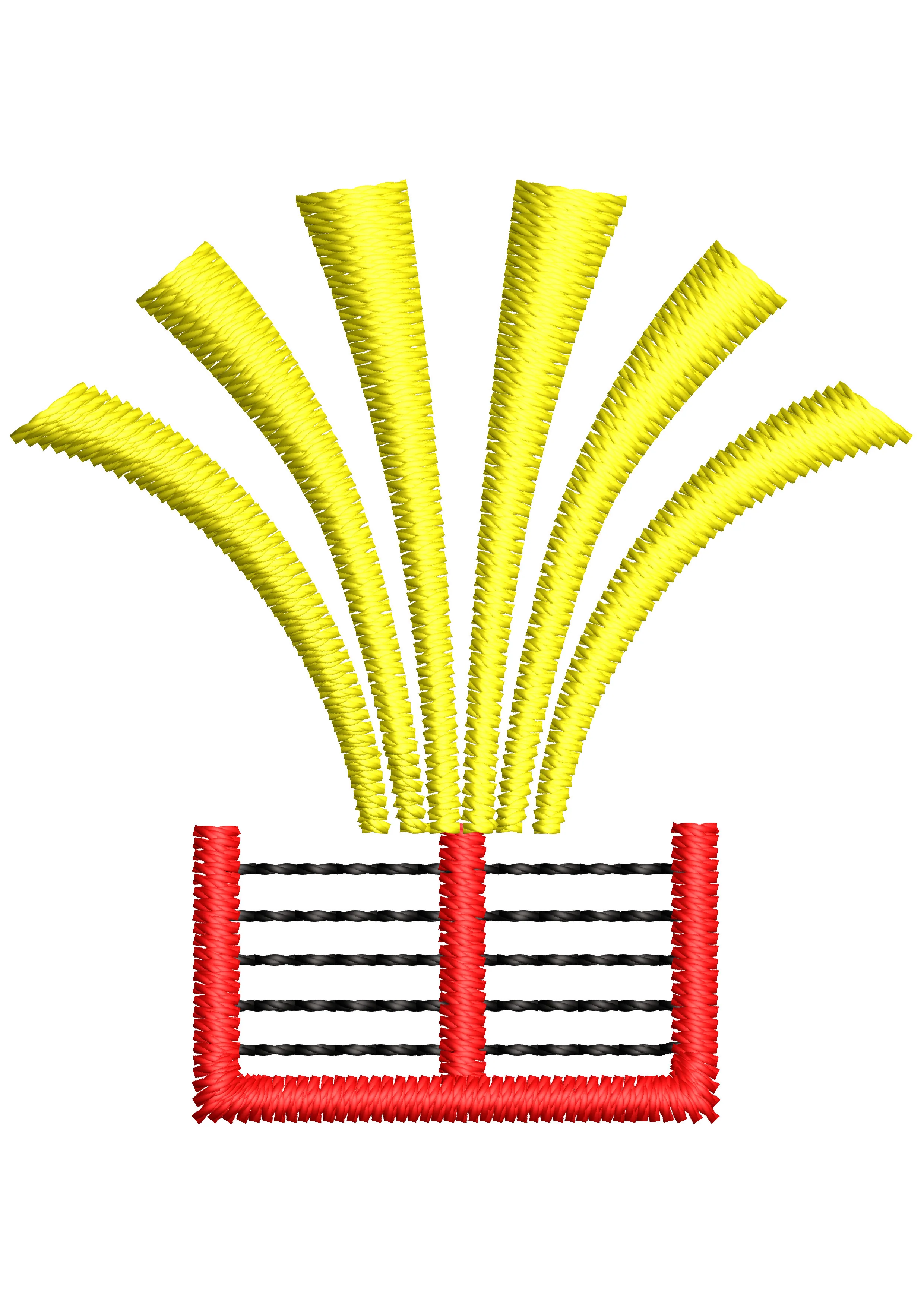 Light House Embroidery Design