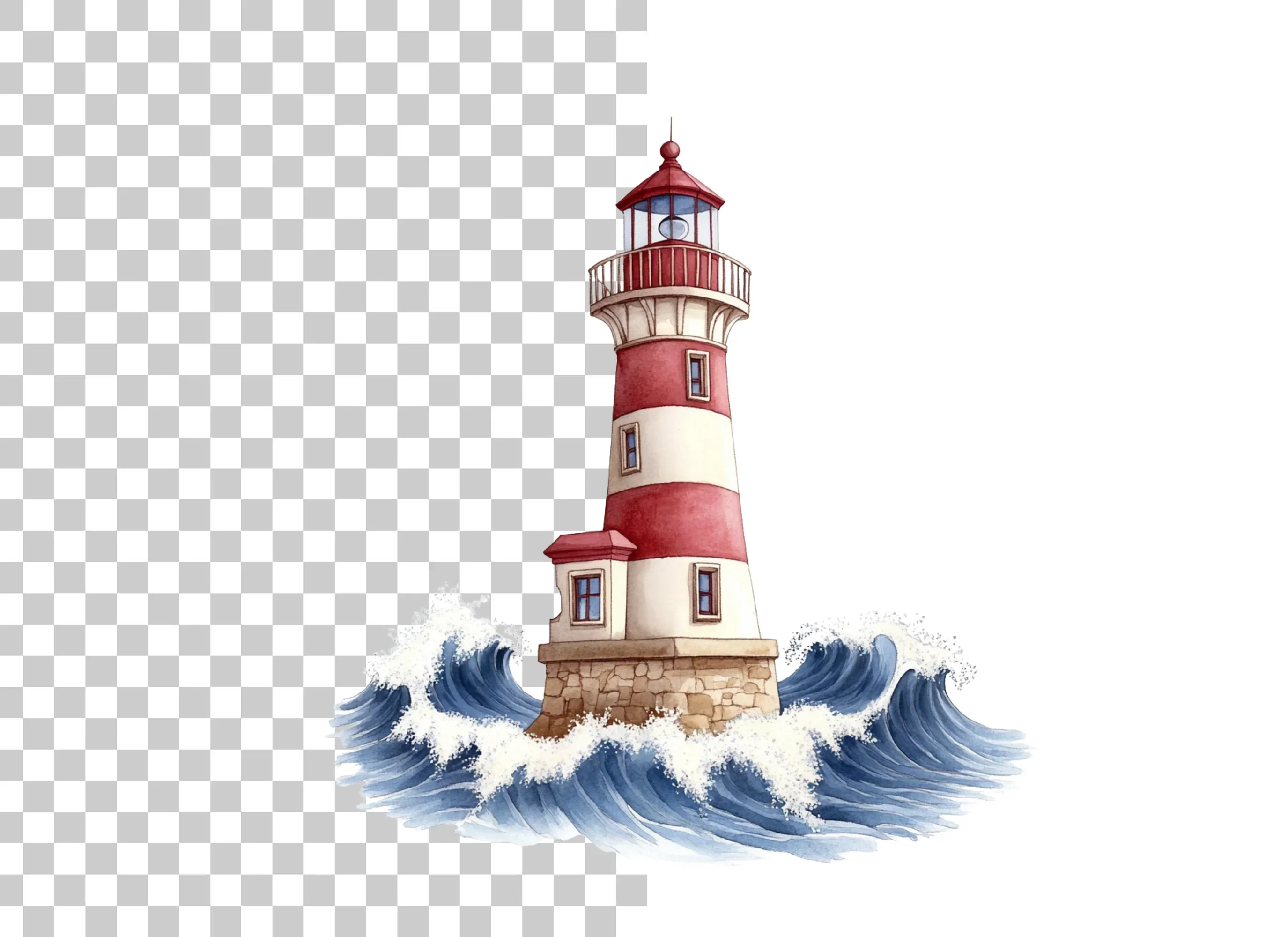 Lighthouse Clipart Bundle - Image 3