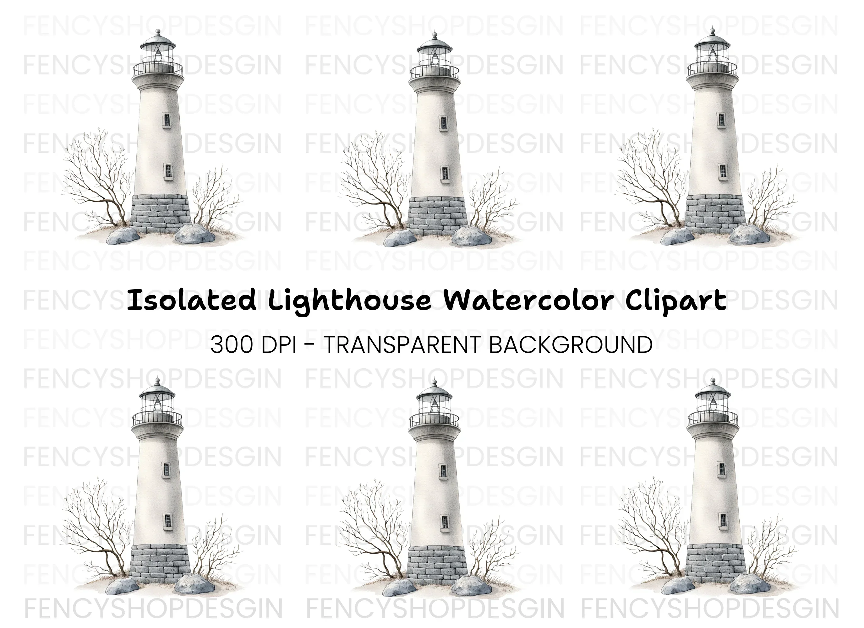 Lighthouse Clipart Bundle