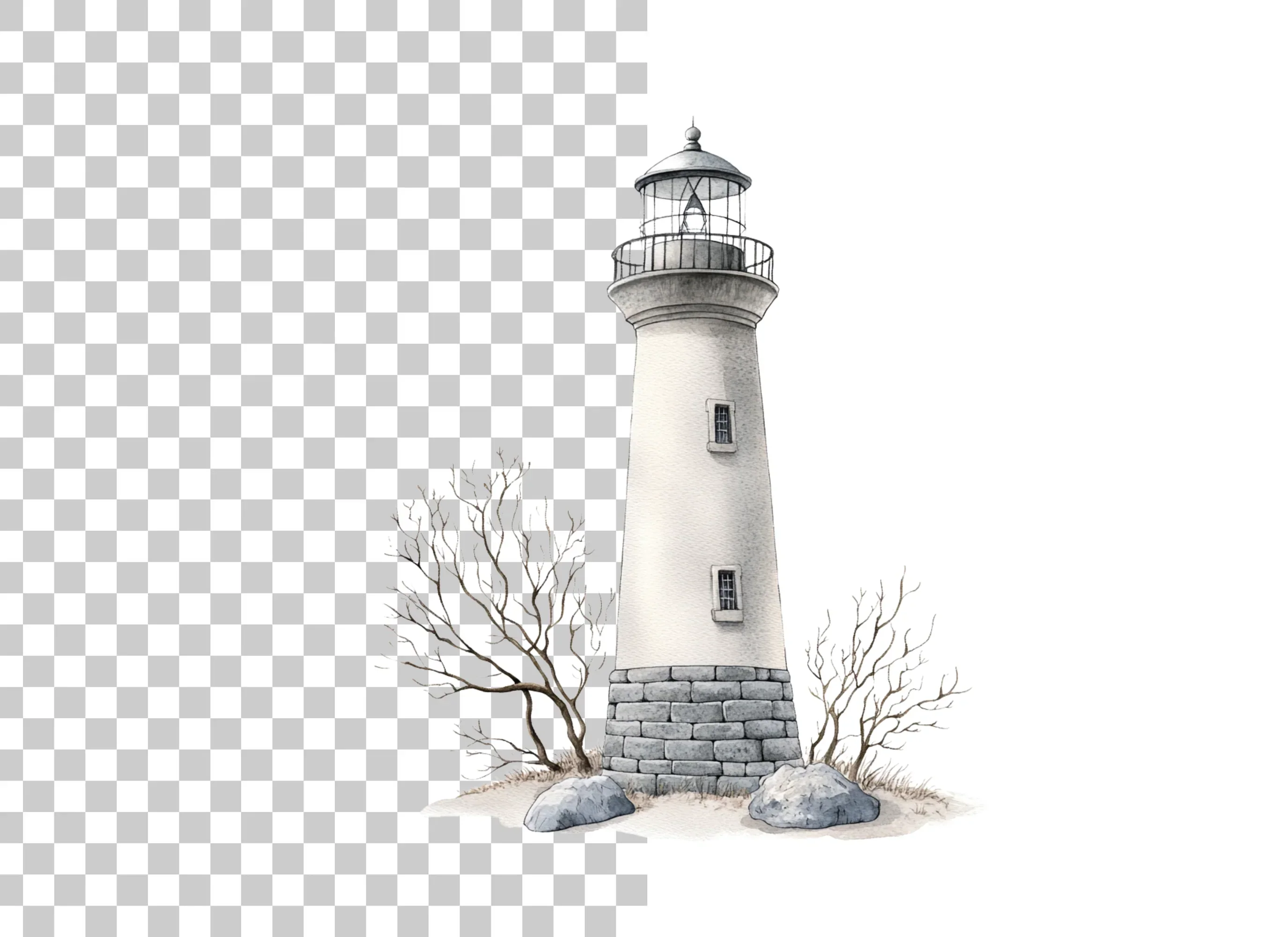 Lighthouse Clipart Bundle - Image 2