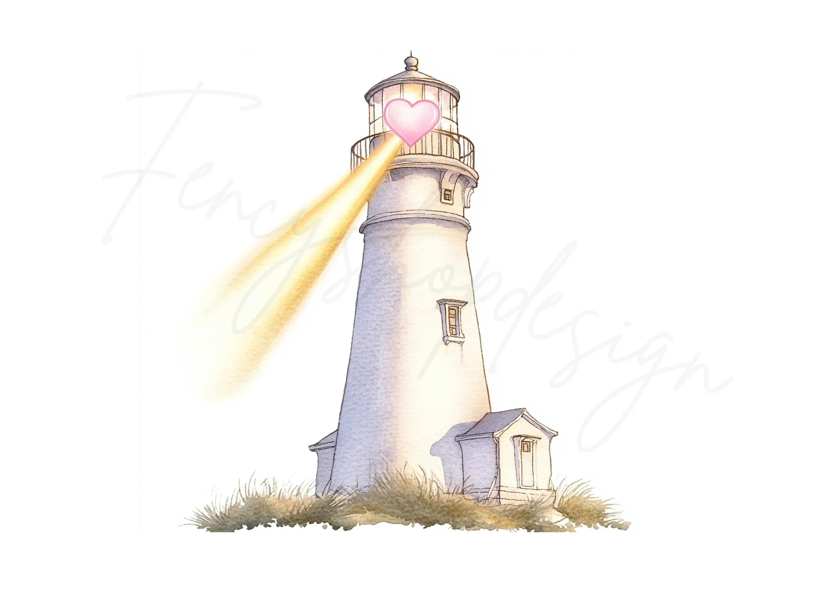Lighthouse Heart Clipart Bundle - Image 3