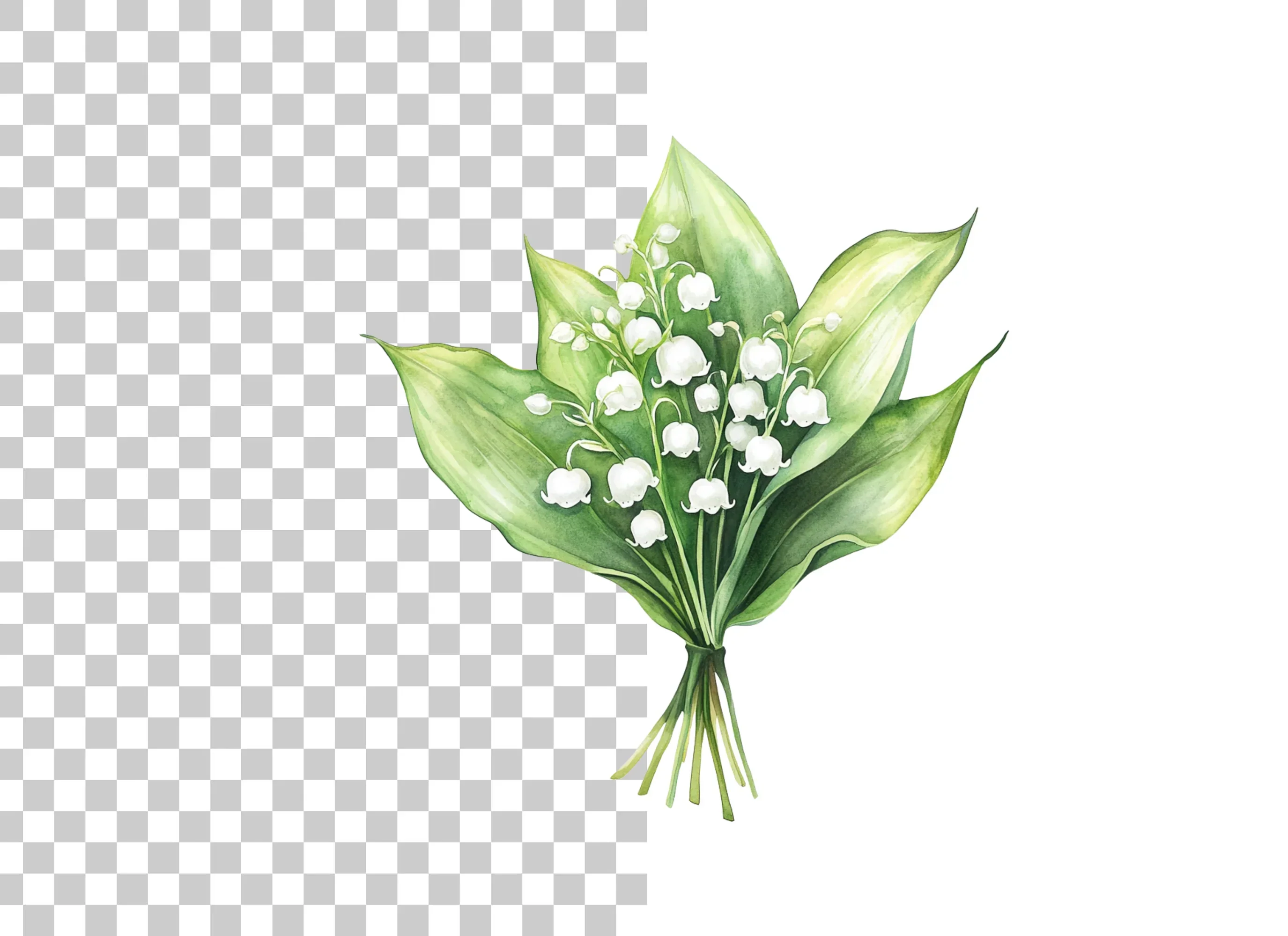 Lily of the Valley Clipart Bundle - Image 2