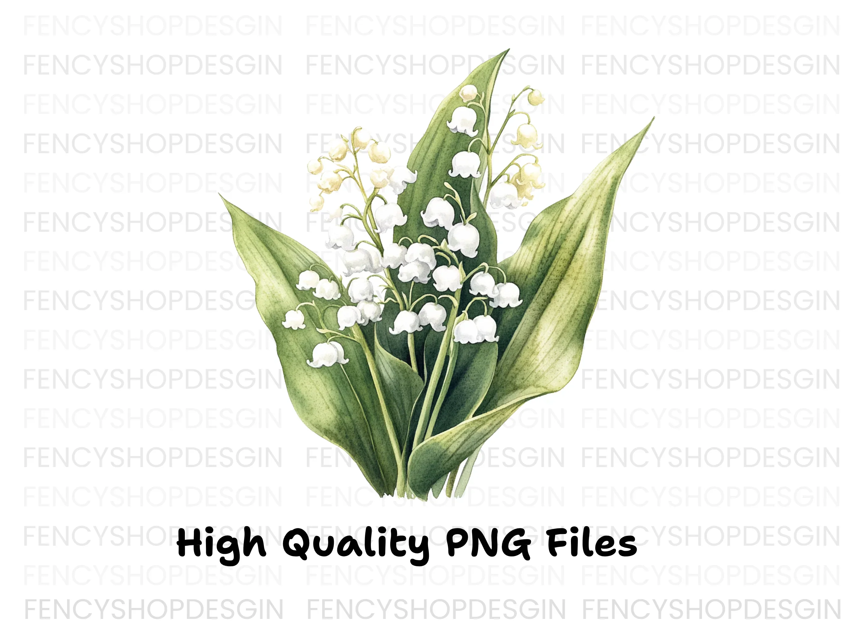 Lily of the Valley Clipart Bundle - Image 2