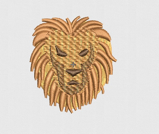 Lion Embroidery Design