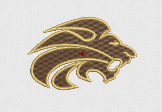 Lion Embroidery Design