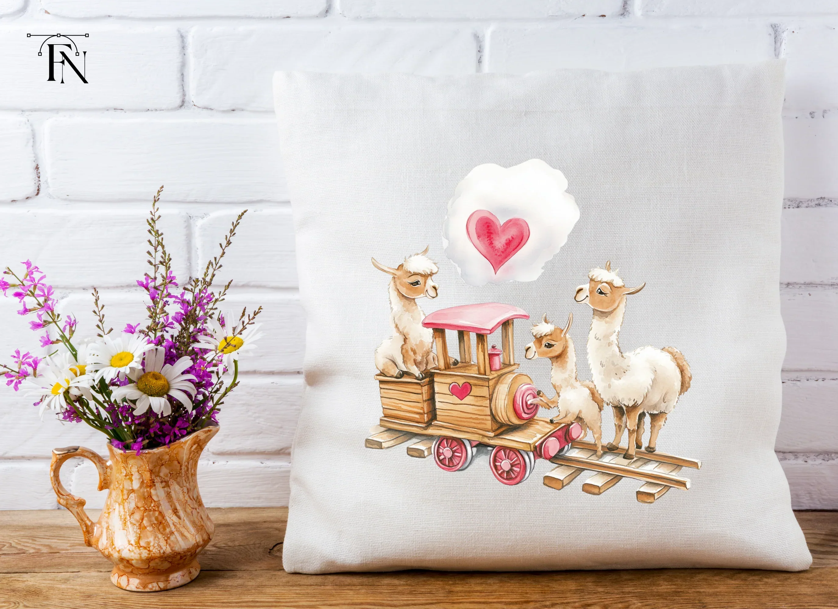 Llama Train Adventure Clipart Bundle - Image 4