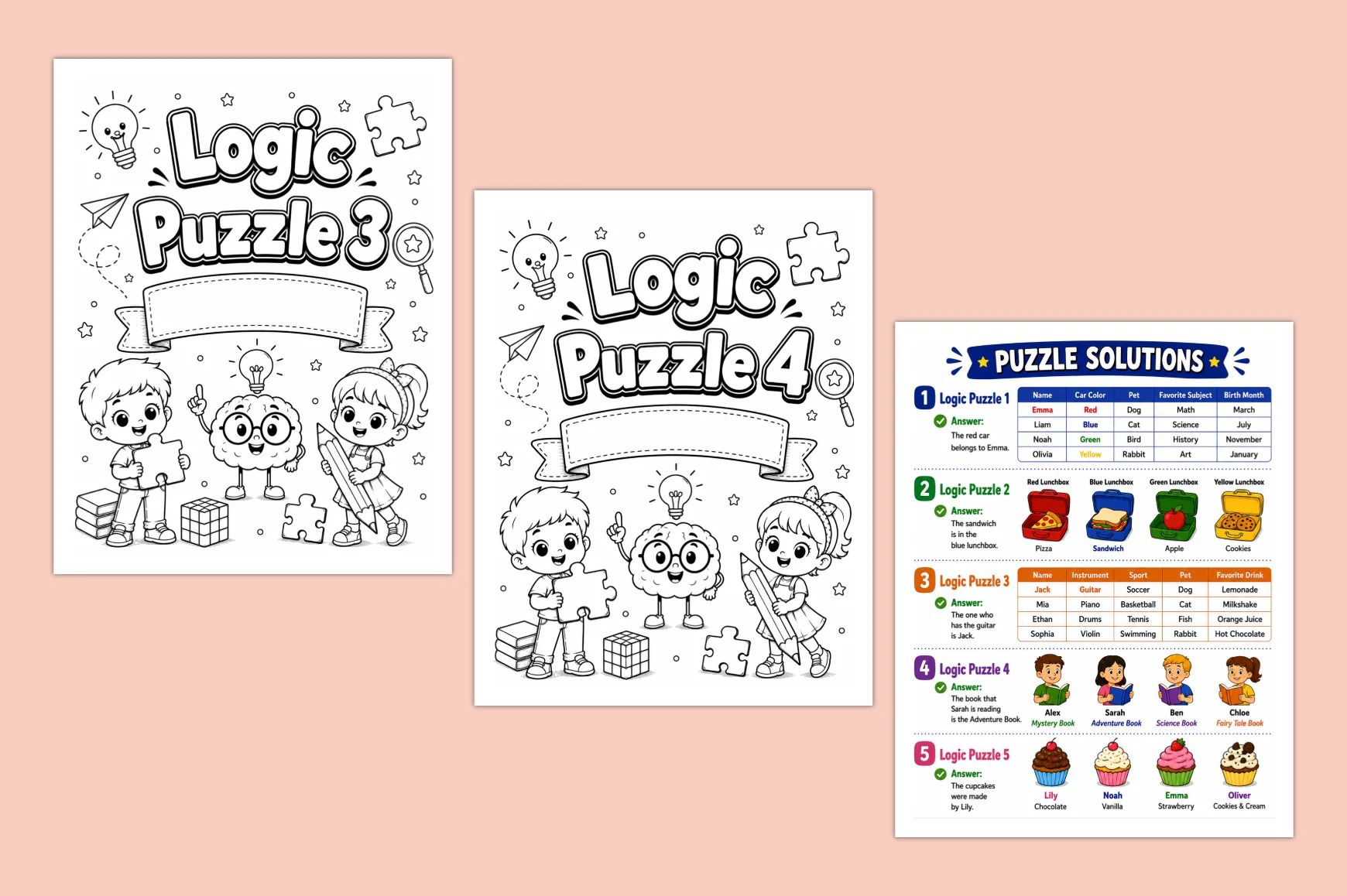 Logic Puzzle Book - Image 3