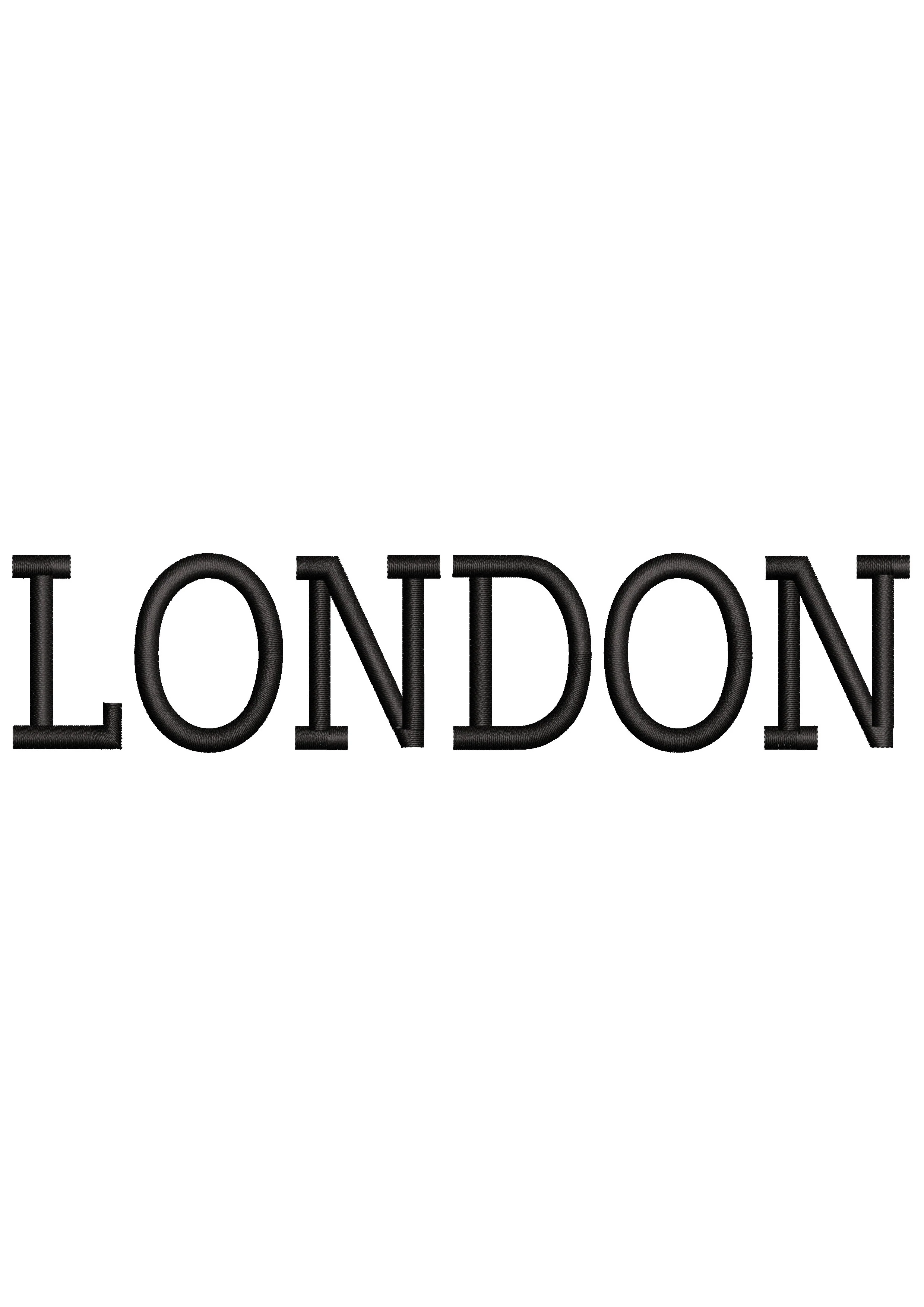 London Embroidery Design