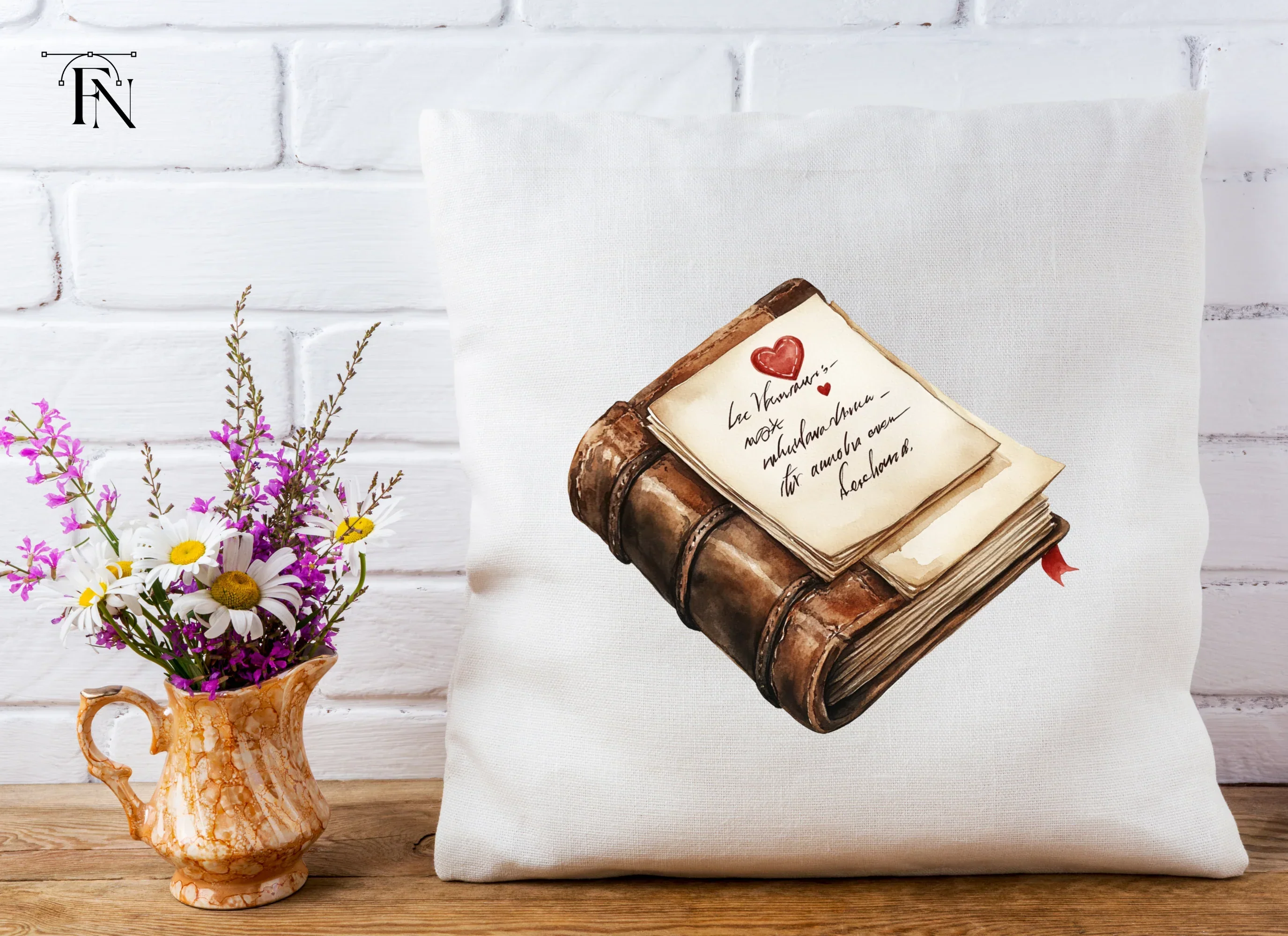 Love Letter on Old Book Clipart Bundle - Image 4