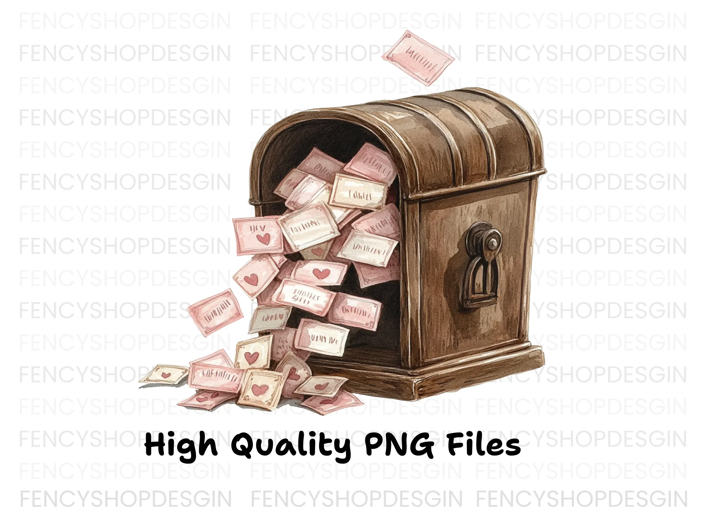 Love Letters Mailbox Clipart Bundle - Image 2