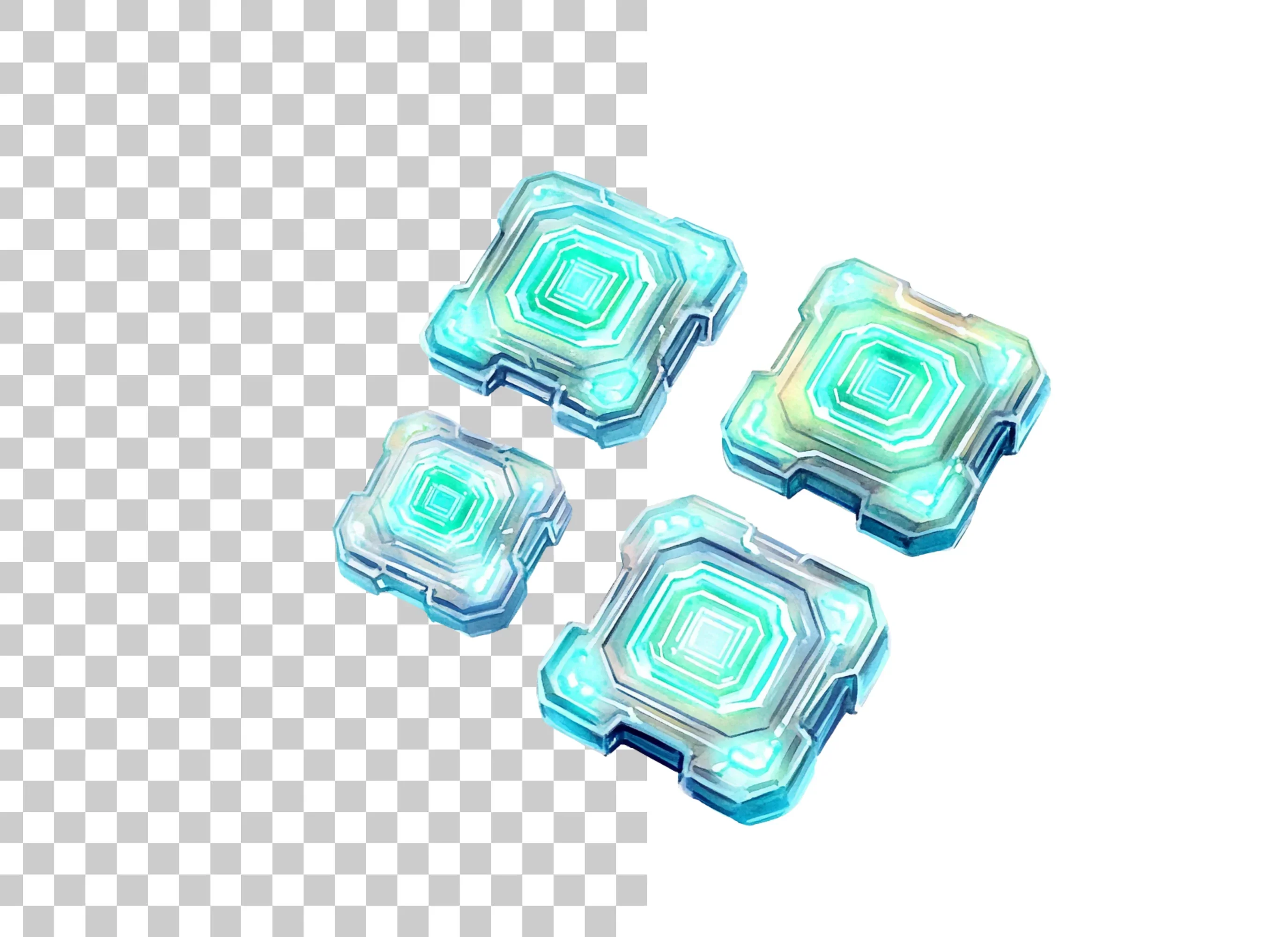 Luminous Tech Core Clipart Bundle - Image 2