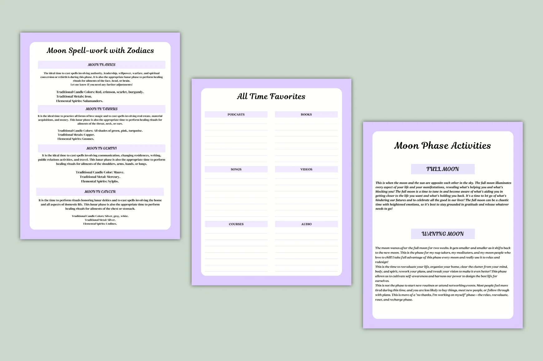 Lunar Magic Ritual Journal - Image 3