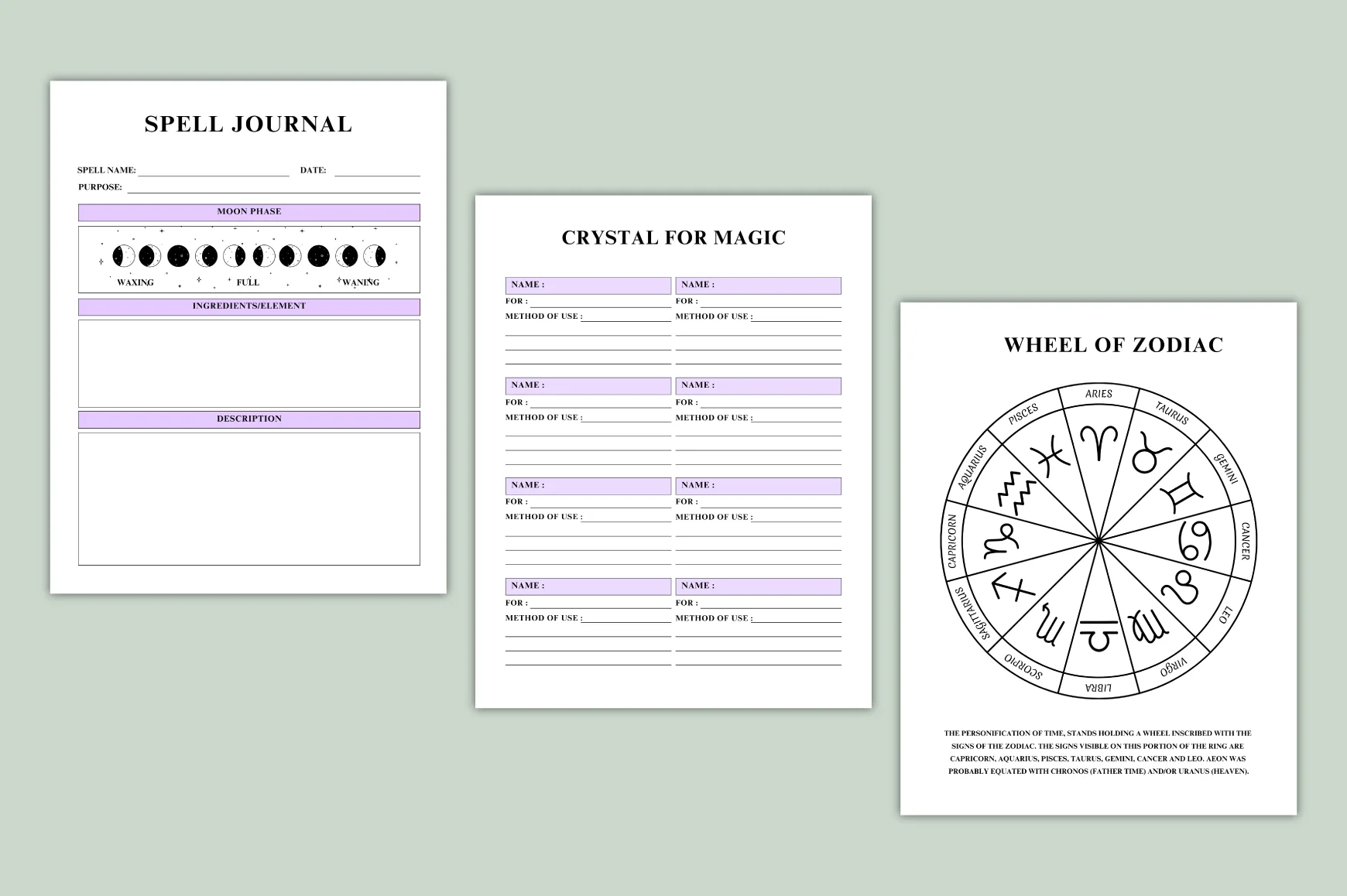 Lunar Witch Spirit Journal - Image 3