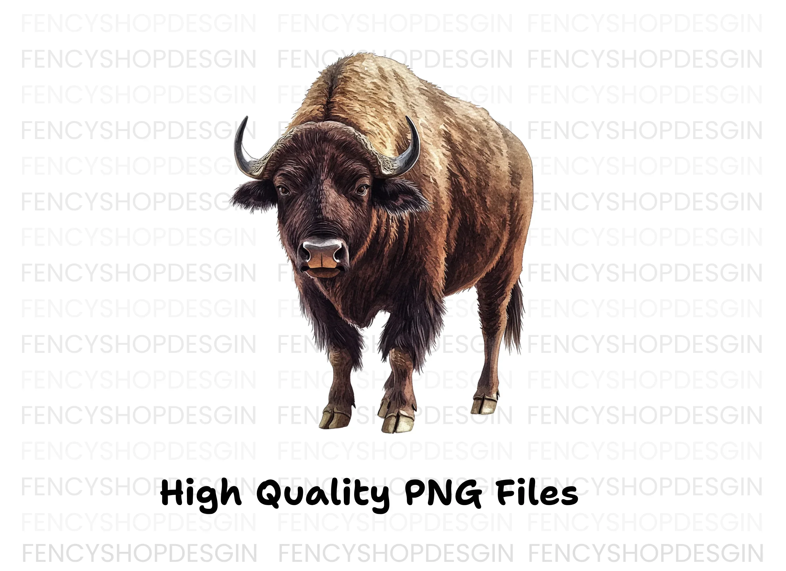 Majestic American Bison Clipart Bundle - Image 4