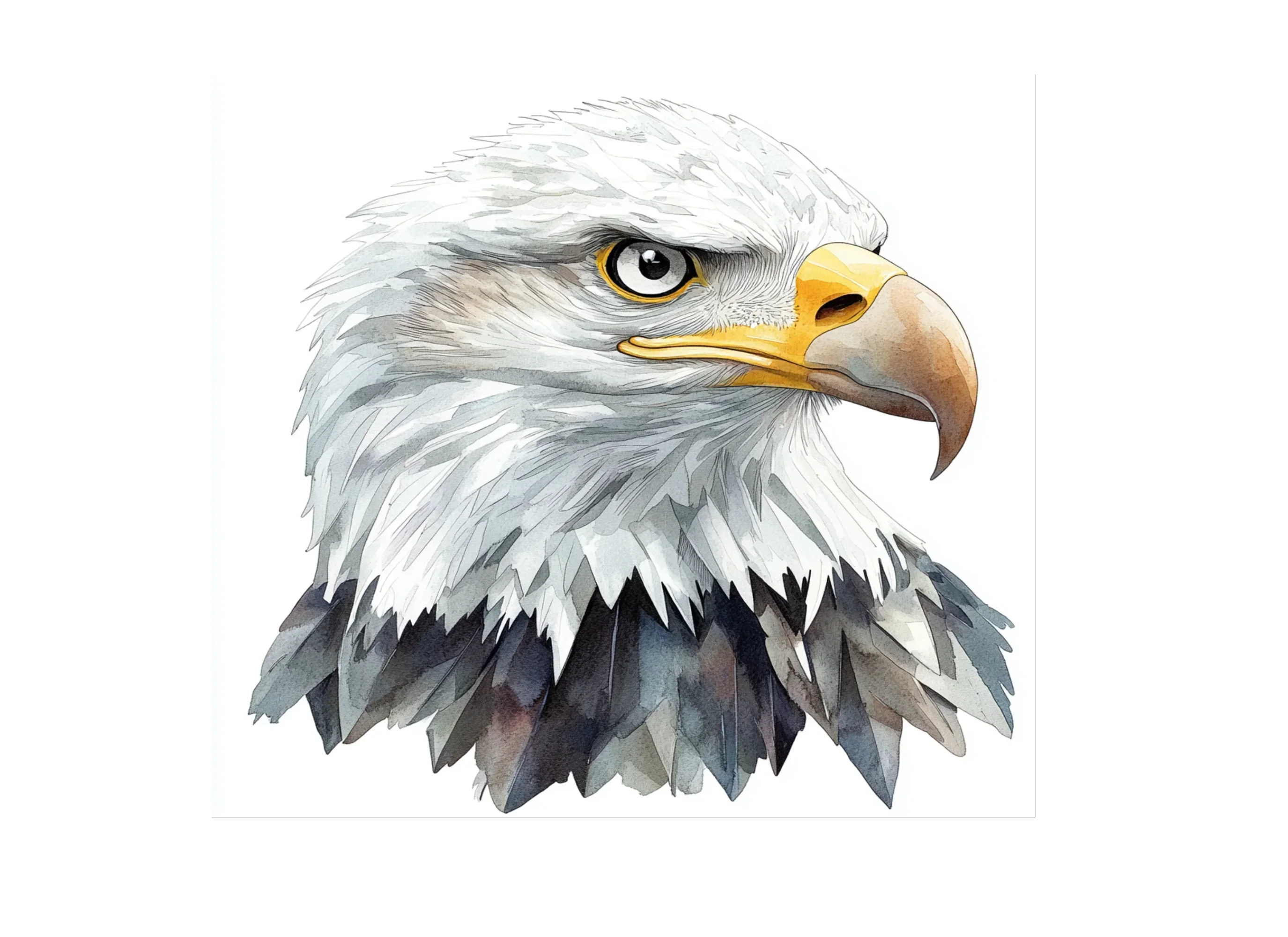 Majestic Bald Eagle Head Clipart Bundle - Image 2