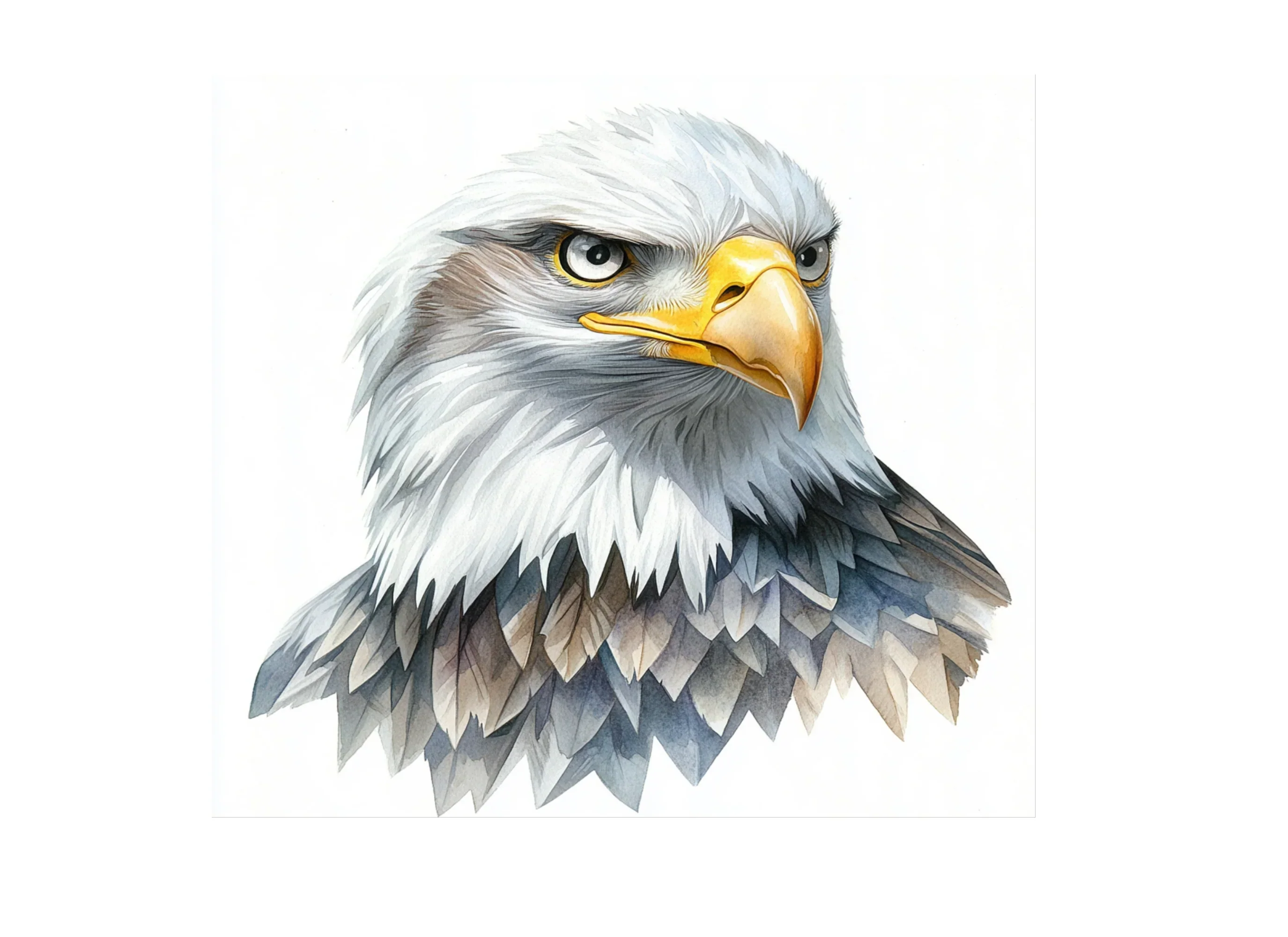 Majestic Bald Eagle Head Clipart Bundle - Image 3