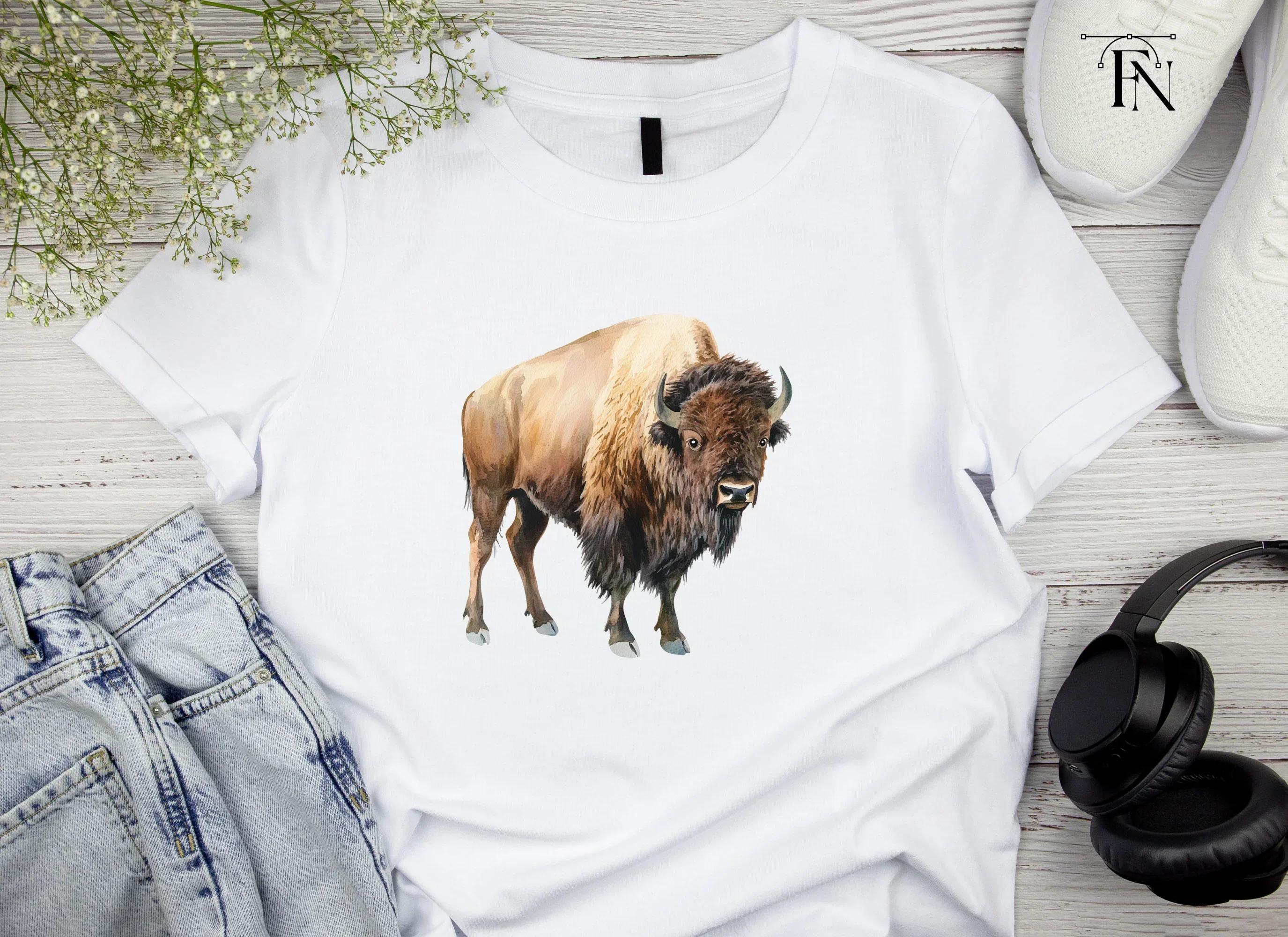 Majestic Bison Clipart Bundle - Image 5