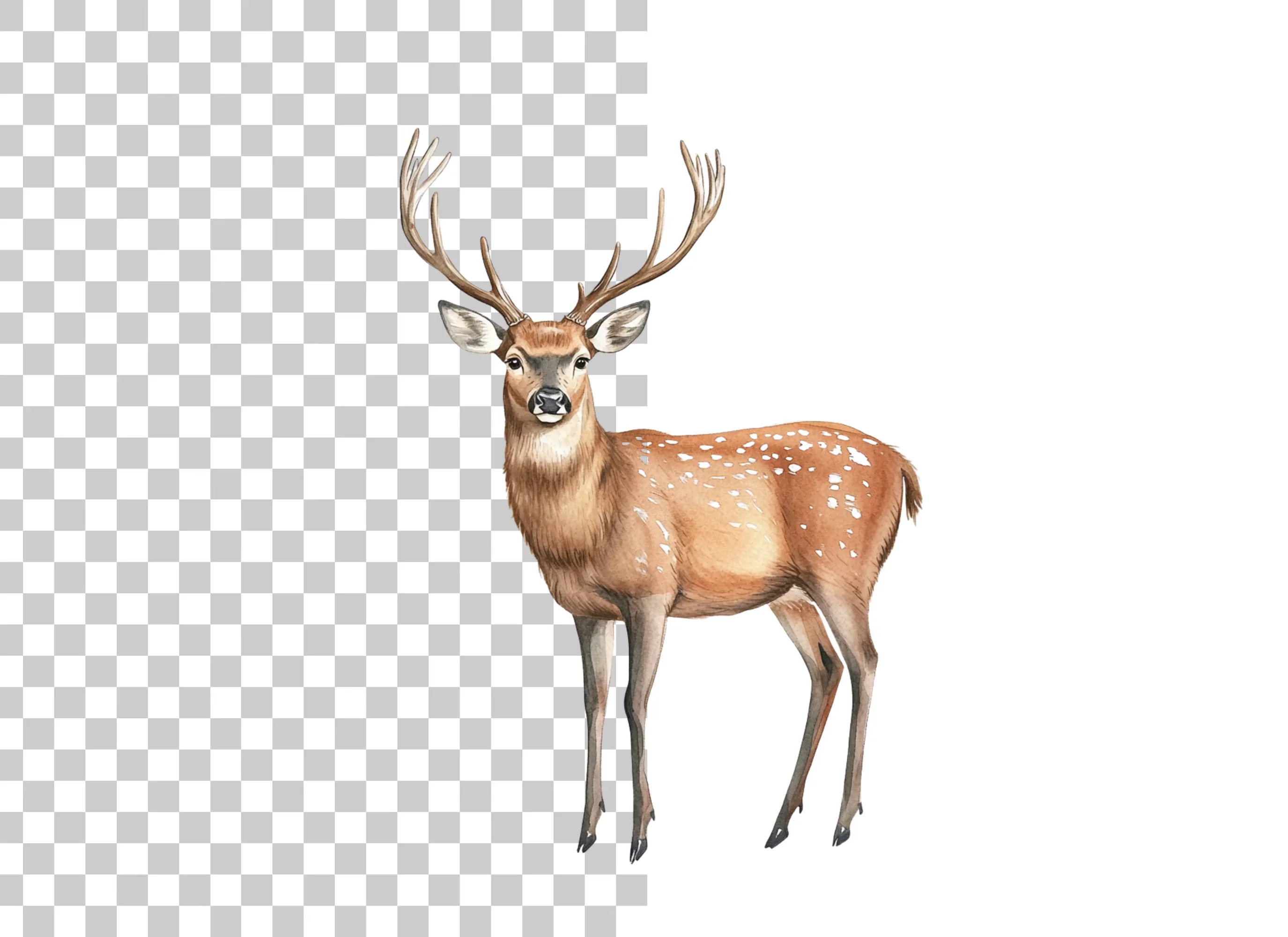 Majestic Deer Clipart Bundle - Image 6