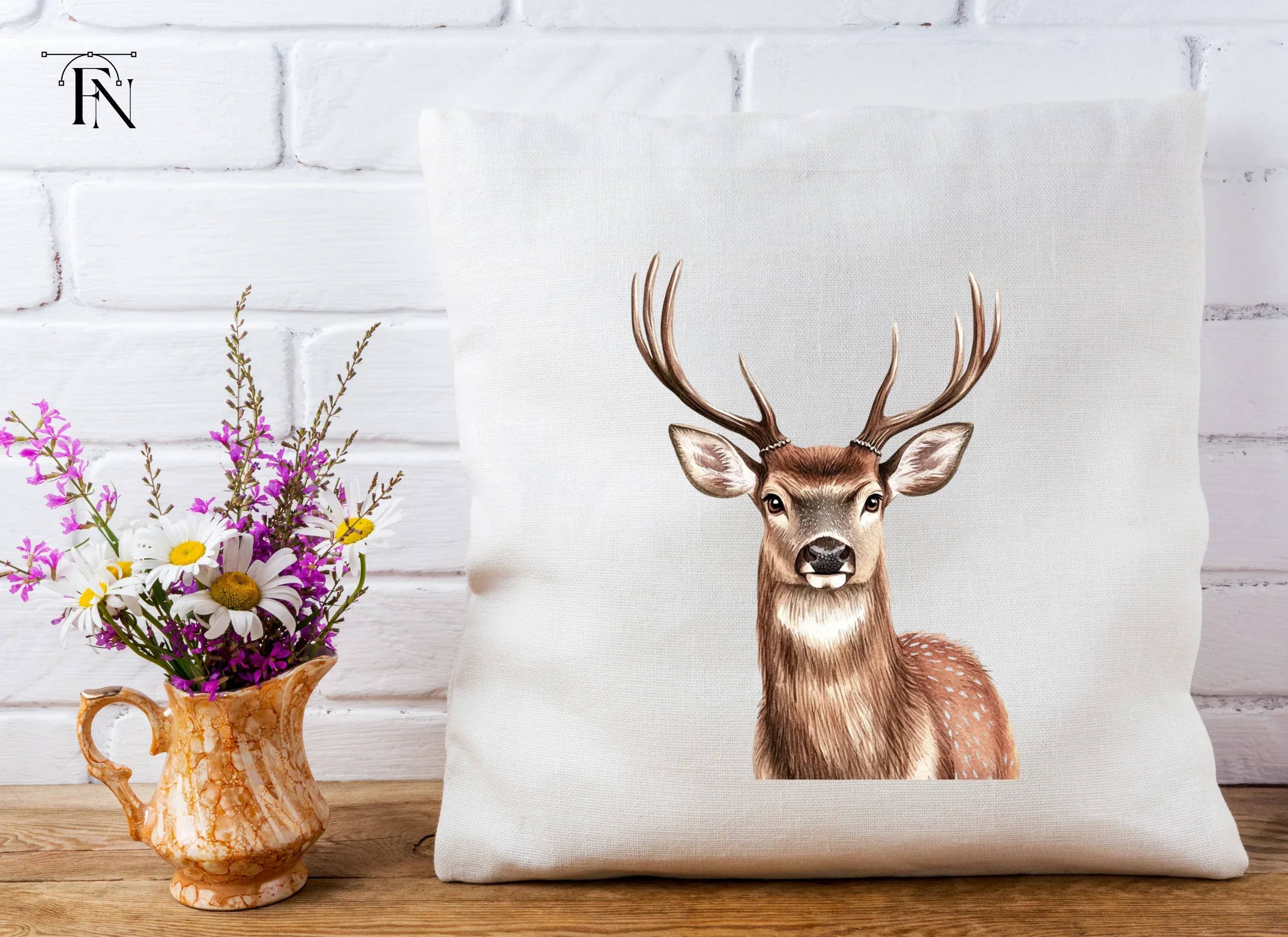 Majestic Deer Head Clipart Bundle - Image 3