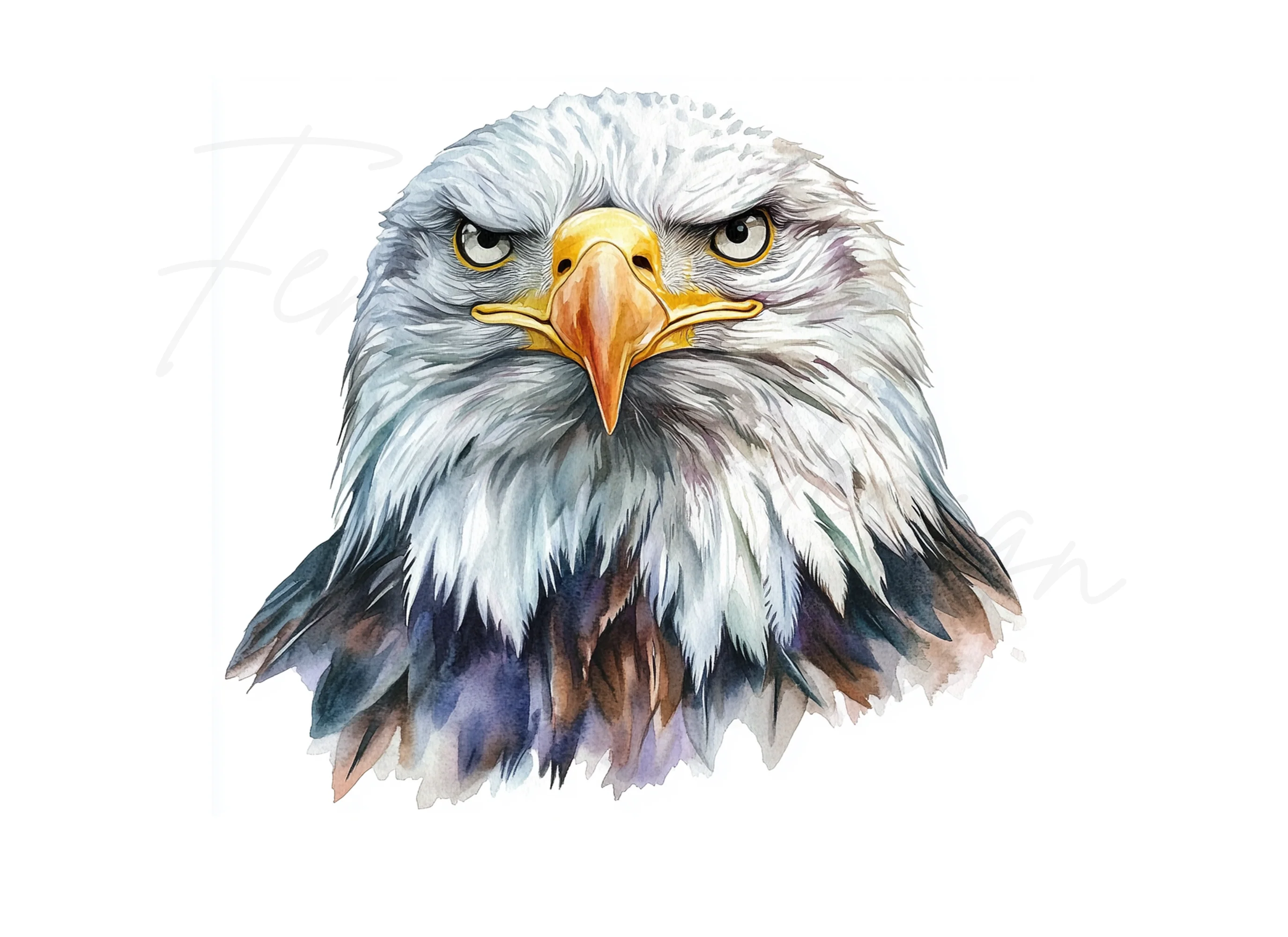 Majestic Eagle Head Clipart Bundle - Image 2