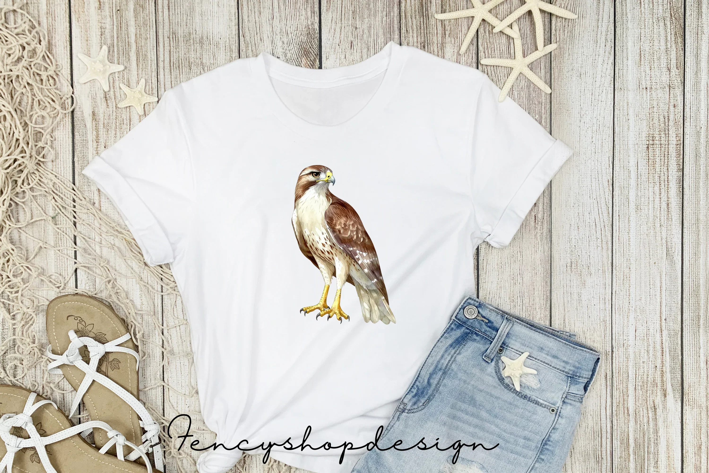 Majestic Hawk Bird Clipart Bundle - Image 5
