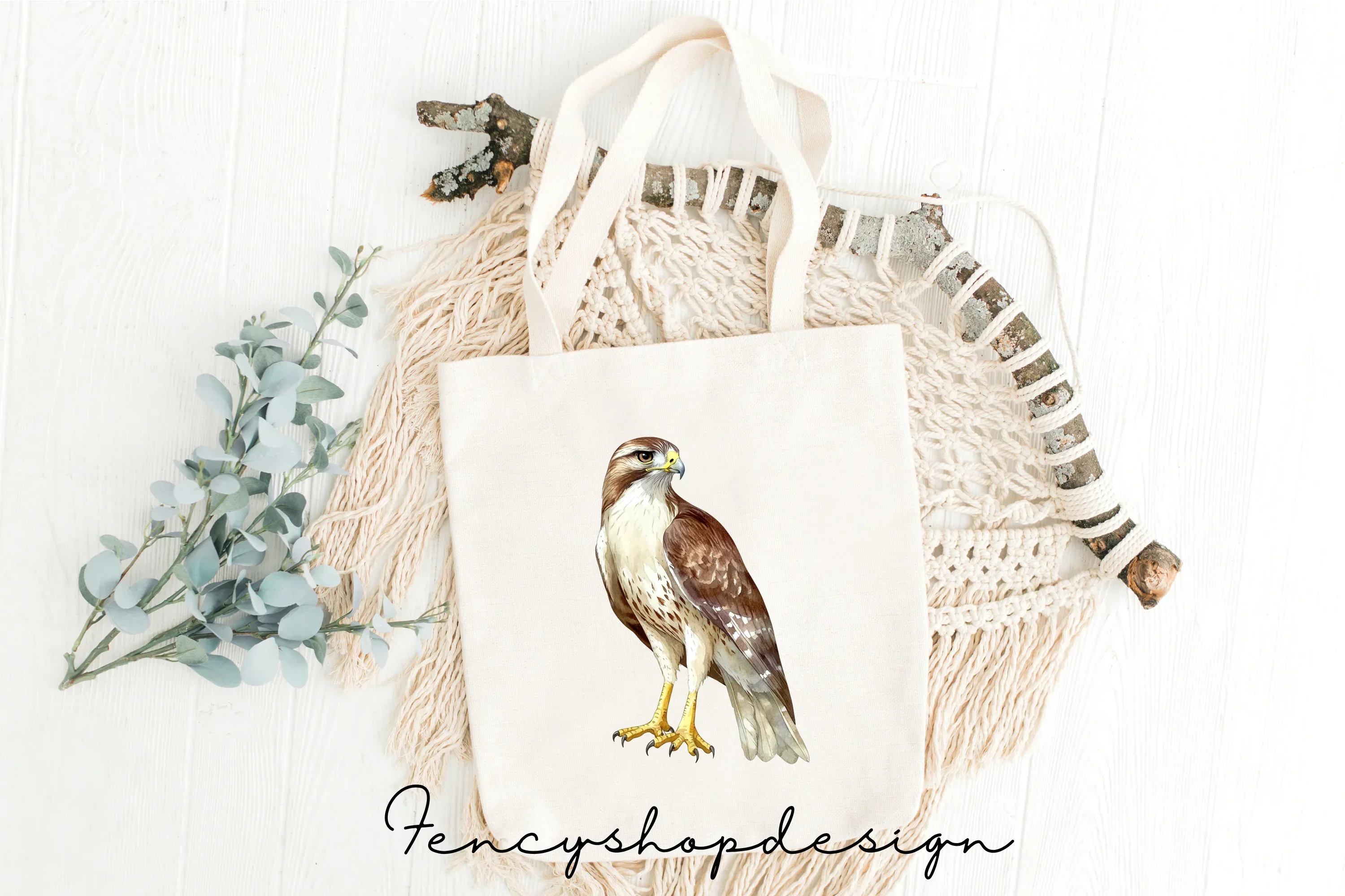 Majestic Hawk Bird Clipart Bundle - Image 8