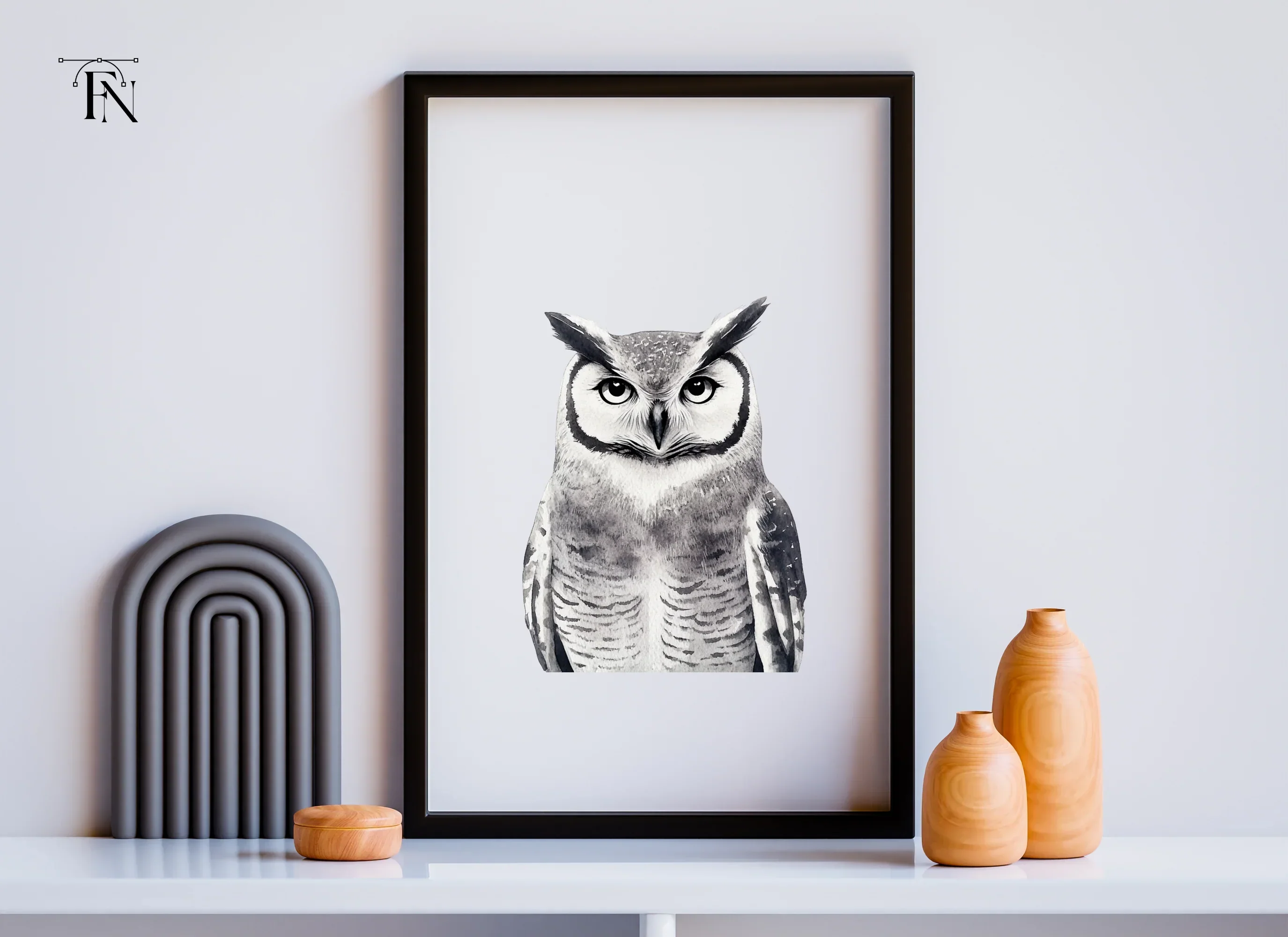 Majestic Horned Owl Clipart Bundle - Image 6