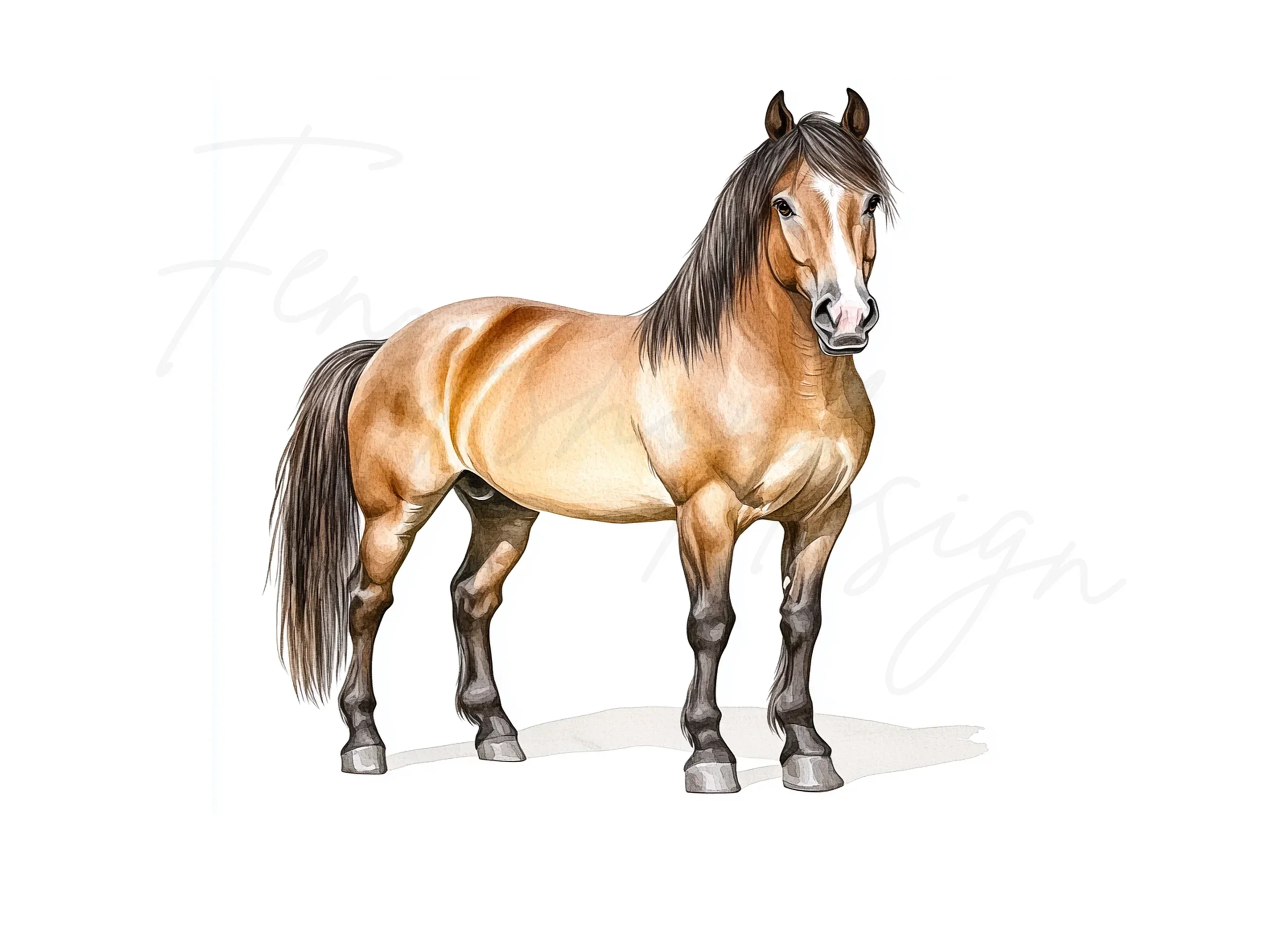 Majestic Horse Breeds Clipart Bundle - Image 3