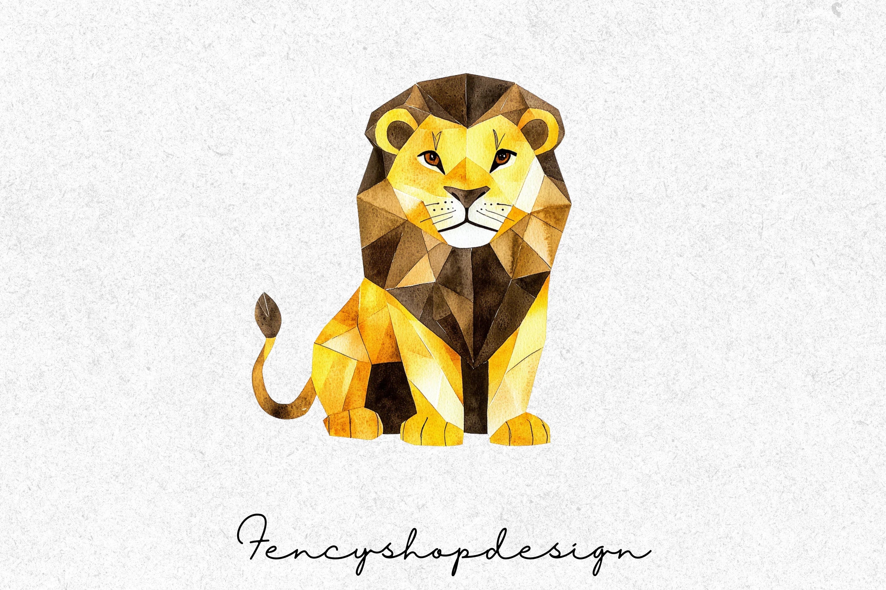 Majestic Lion Clipart Bundle - Image 7
