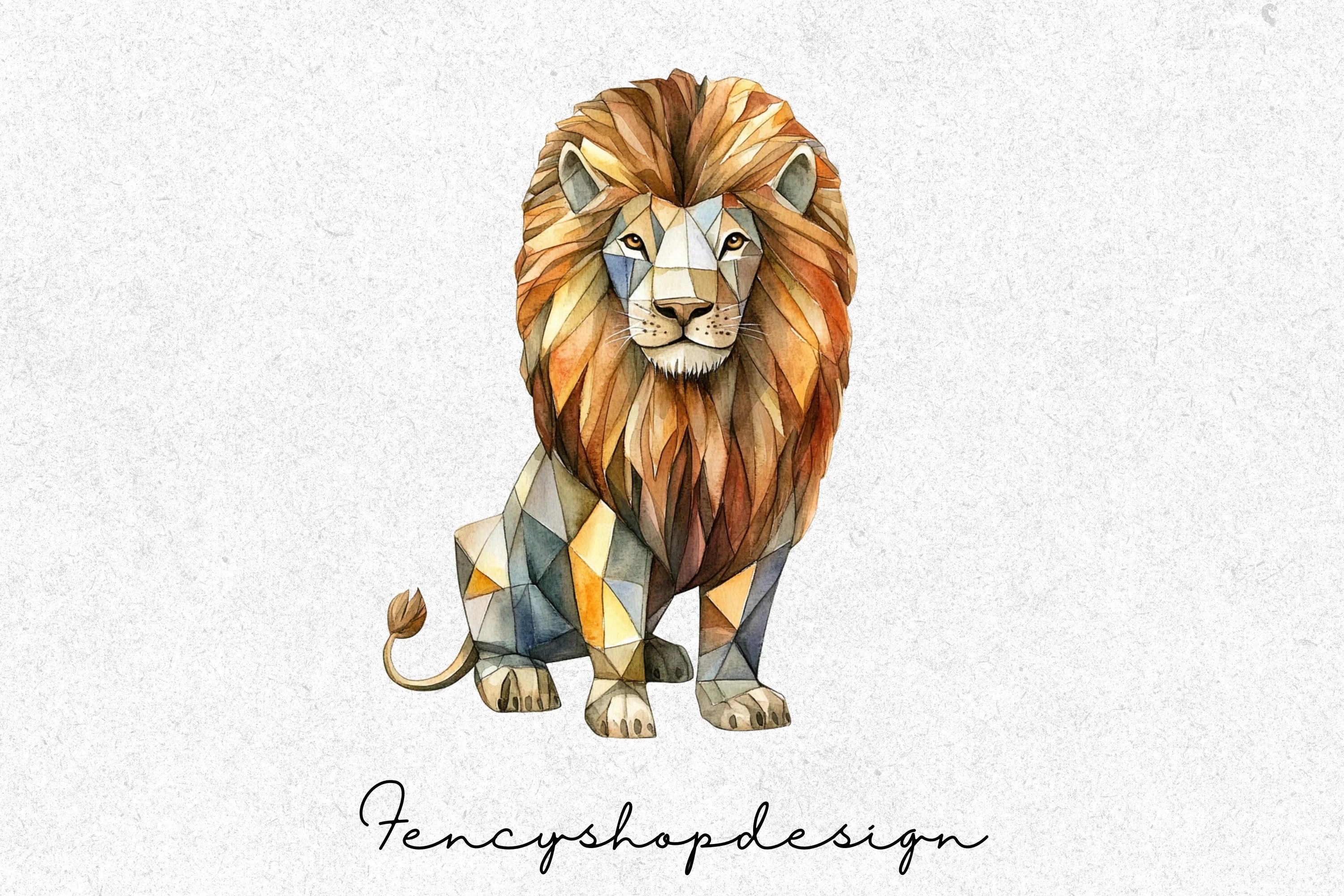 Majestic Lion Clipart Bundle - Image 4