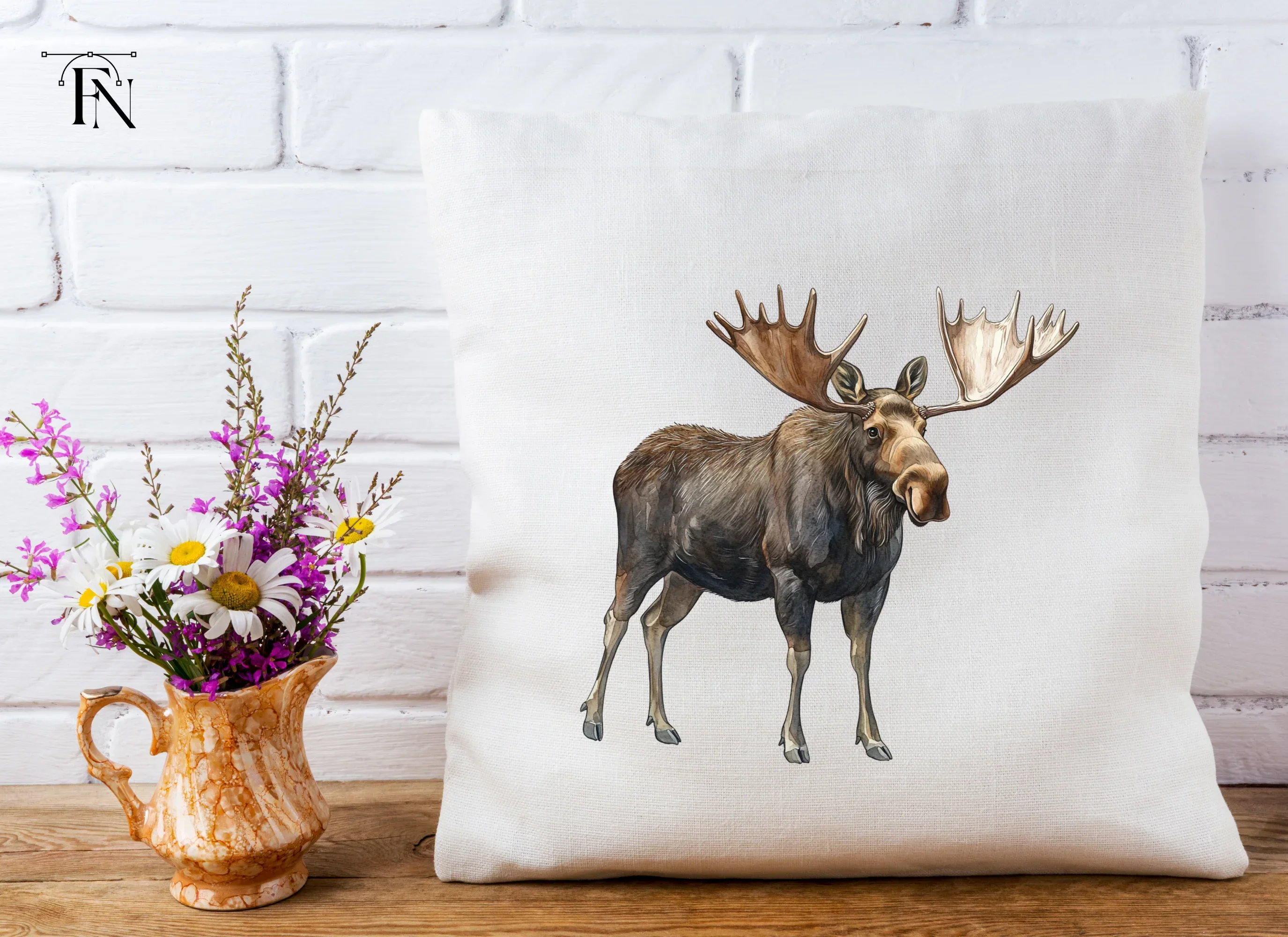 Majestic Moose Clipart Bundle - Image 3