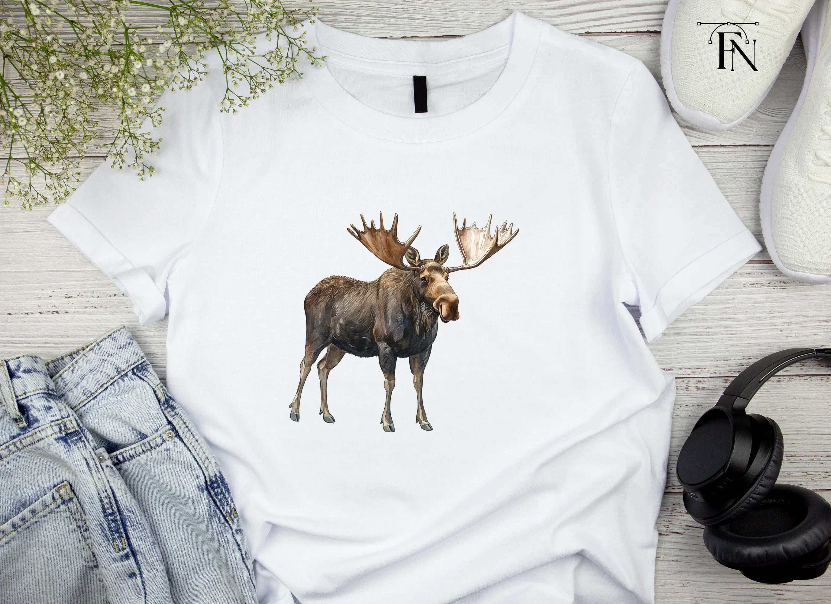 Majestic Moose Clipart Bundle - Image 5
